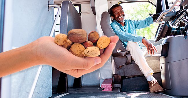 The driver will soon hear a shocking story about the nuts he had been chewing | Photo: Shutterstock