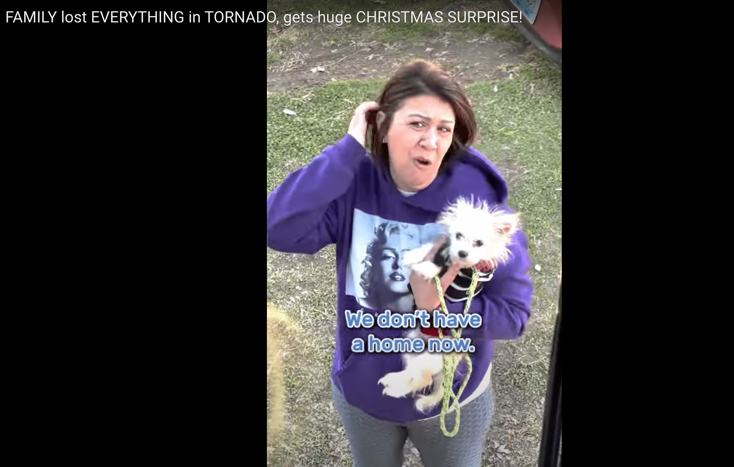 A woman devastated by a tornado. | Source: Youtube.com/CharlieRocket