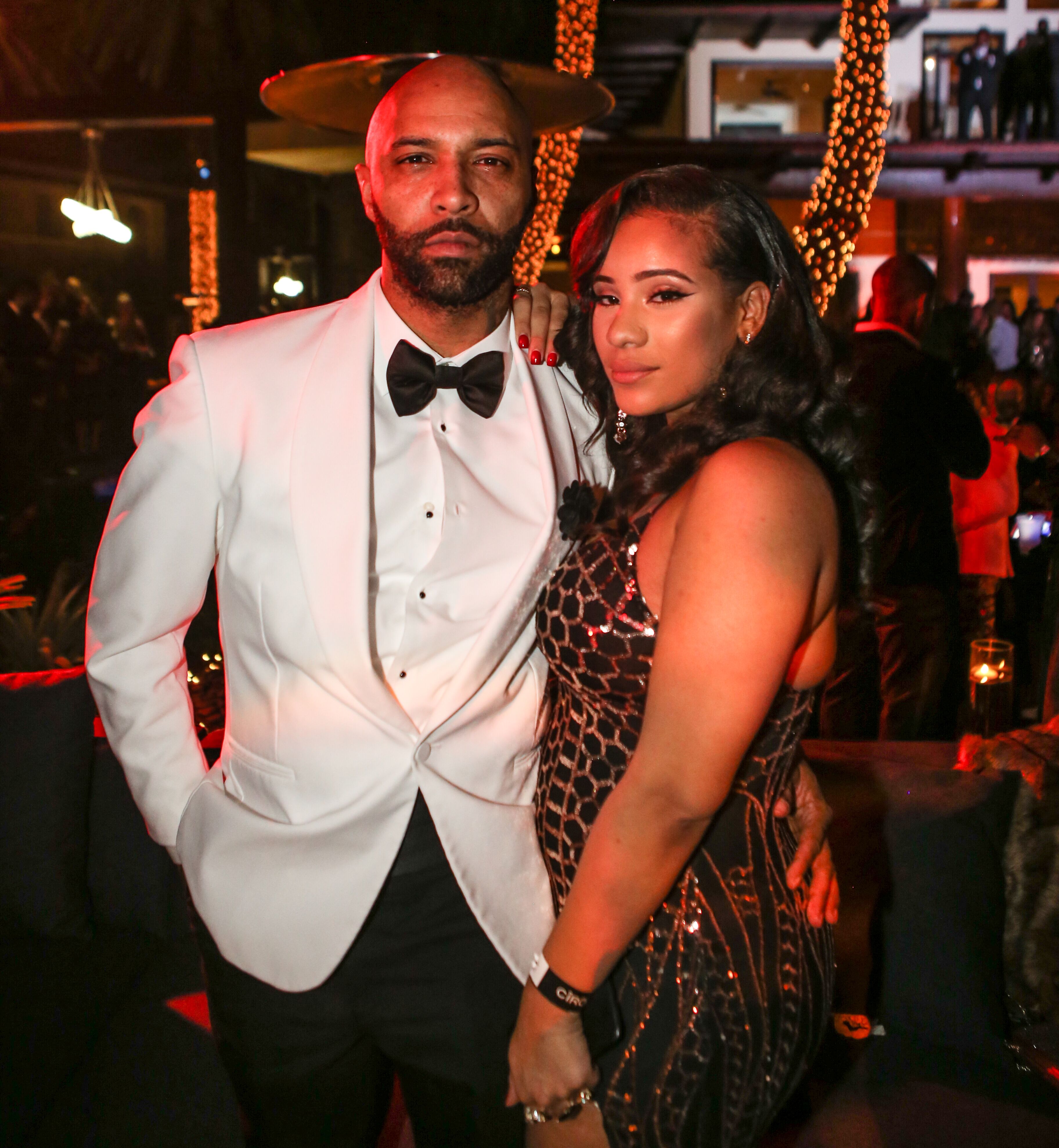 Joe Budden and Cyn Santana attend Sean 'Diddy' Combs Hosts CIROC The New Year 2018 Powered By Deleon Tequila at Star Island | Getty Images