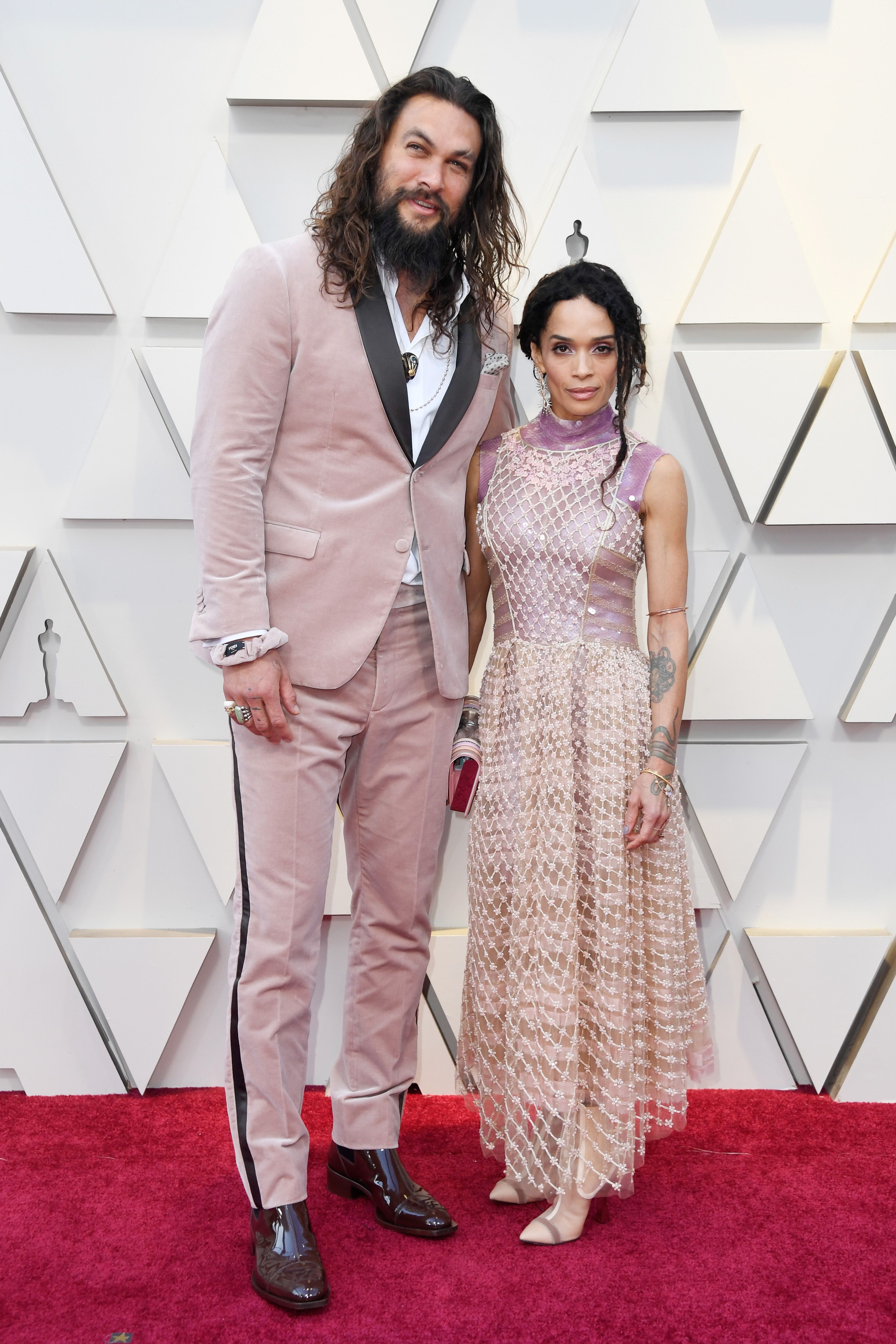 Lisa Bonet and Jason Momoa at the 91st Annual Academy Awards in 2019 in Hollywood | Source: Getty Images