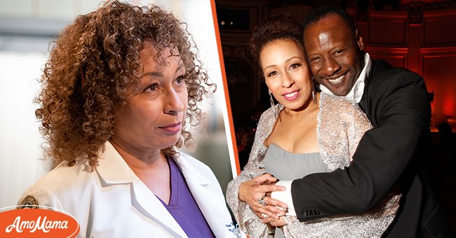 Left: Actress Tamara Tunie. Right: Tamara Tunie and Gregory Generet at the Torch Ball hosted by Evidence, A Dance Company at The Plaza Hotel on March 25, 2013 in New York City. . | Source: Getty Images