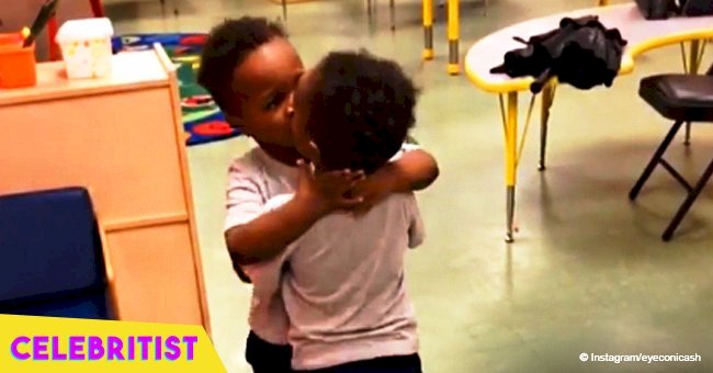 Mom shamed after posting innocent video of her twin toddler boys kissing 