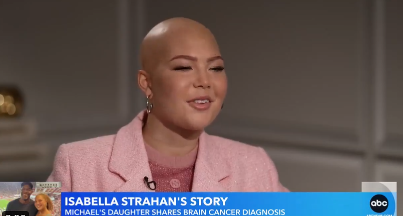 Isabella Strahan sharing her story on "GMA" from a video dated January 11, 2024 | Source: twitter.com/GMA