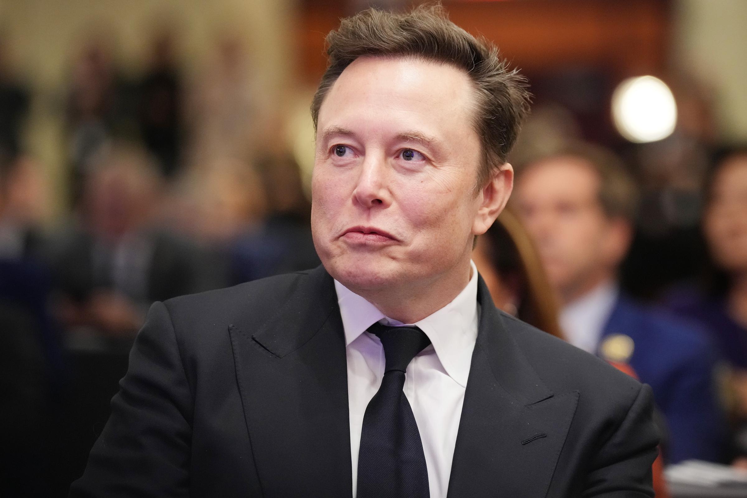 Elon Musk attends a meeting at the Hyatt Regency on November 13, 2024 | Source: Getty images