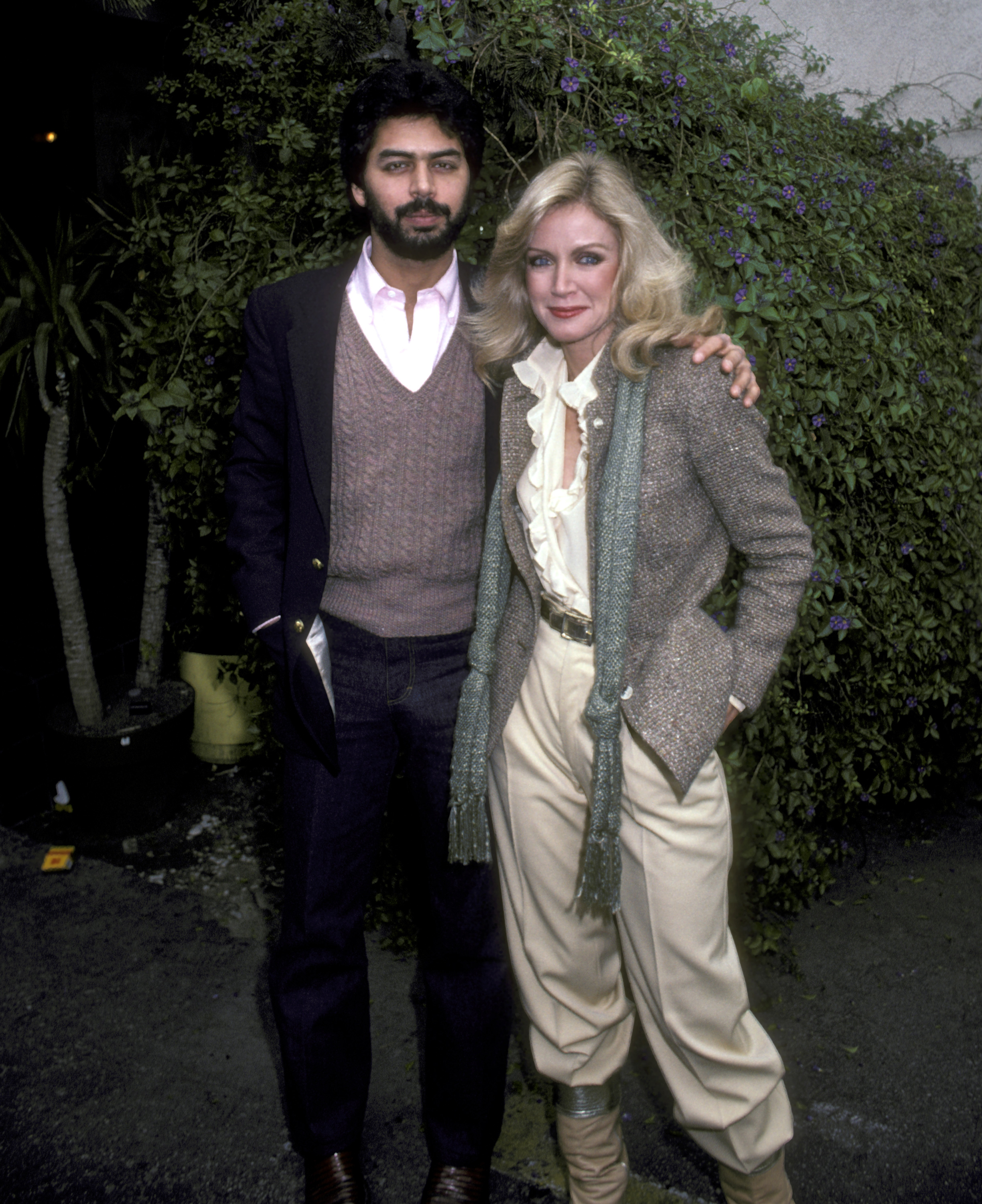 Richard Holland and Donna Mills at "Entertainment Tonight's" 100th taping in Los Angeles on January 10, 1982. | Source: Getty Images
