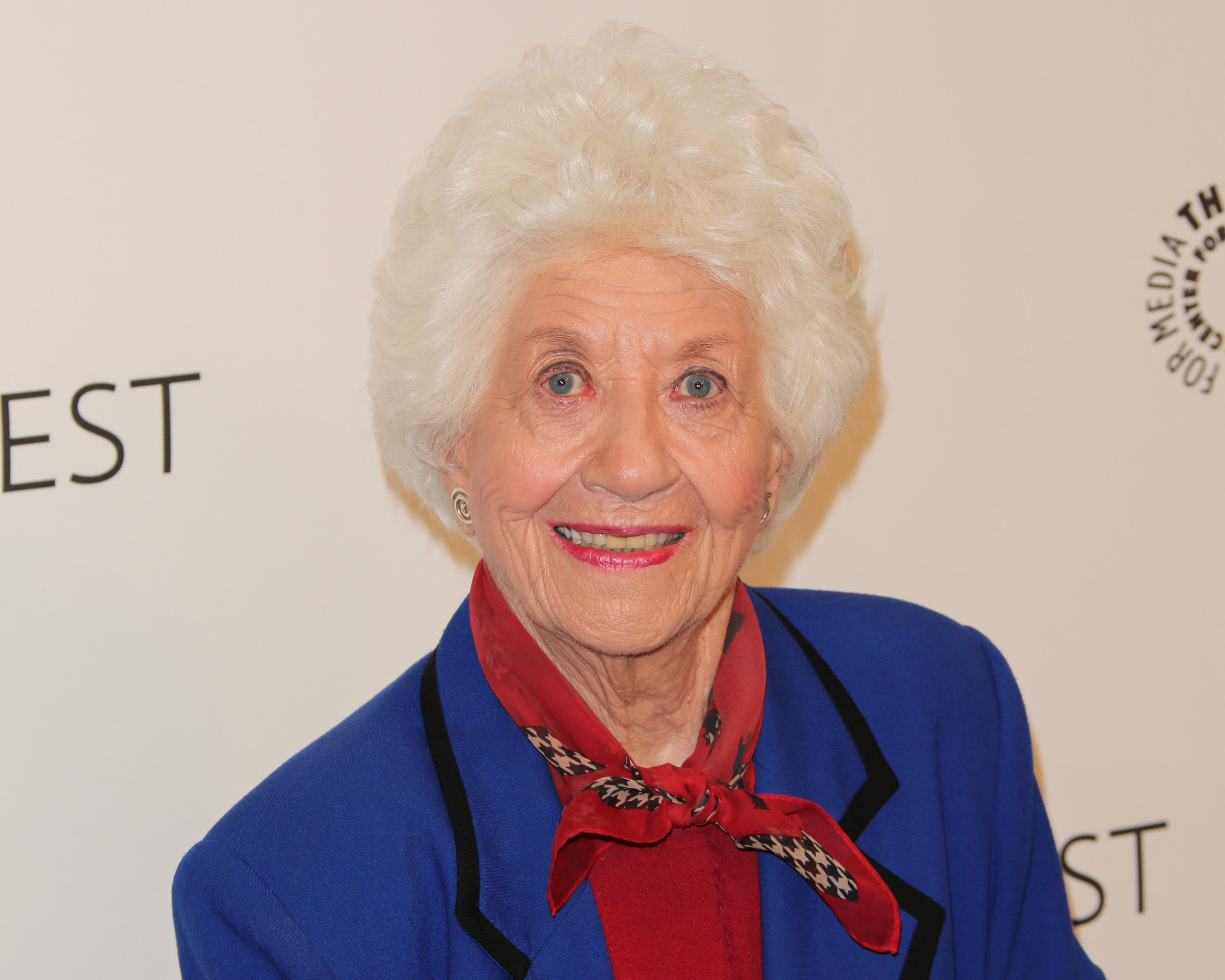 Actress Charlotte Rae attends the 2014 PaleyFest Fall TV preview of "The Facts Of Life" 35th anniversary reunion at The Paley Center for Media on September 15, 2014. | Source: Getty Images