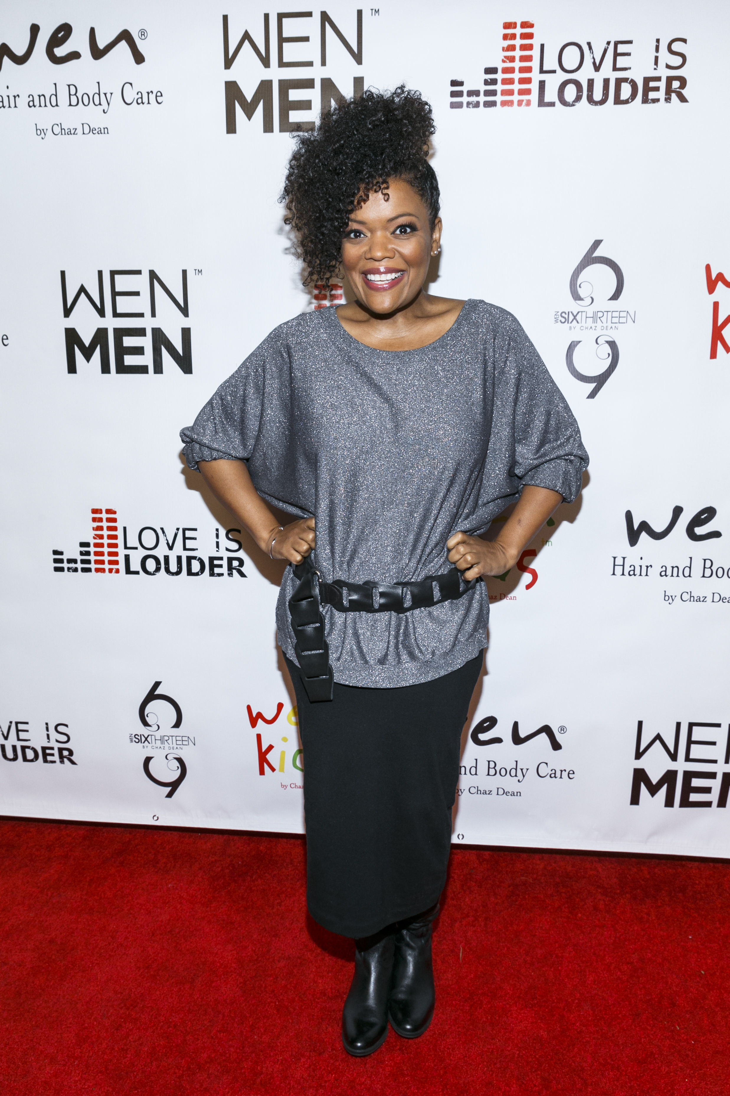 Yvette Nicole Brown at Chaz Dean's holiday party benefiting Love is Louder on December 13, 2014, in Los Angeles, California | Source: Getty Images