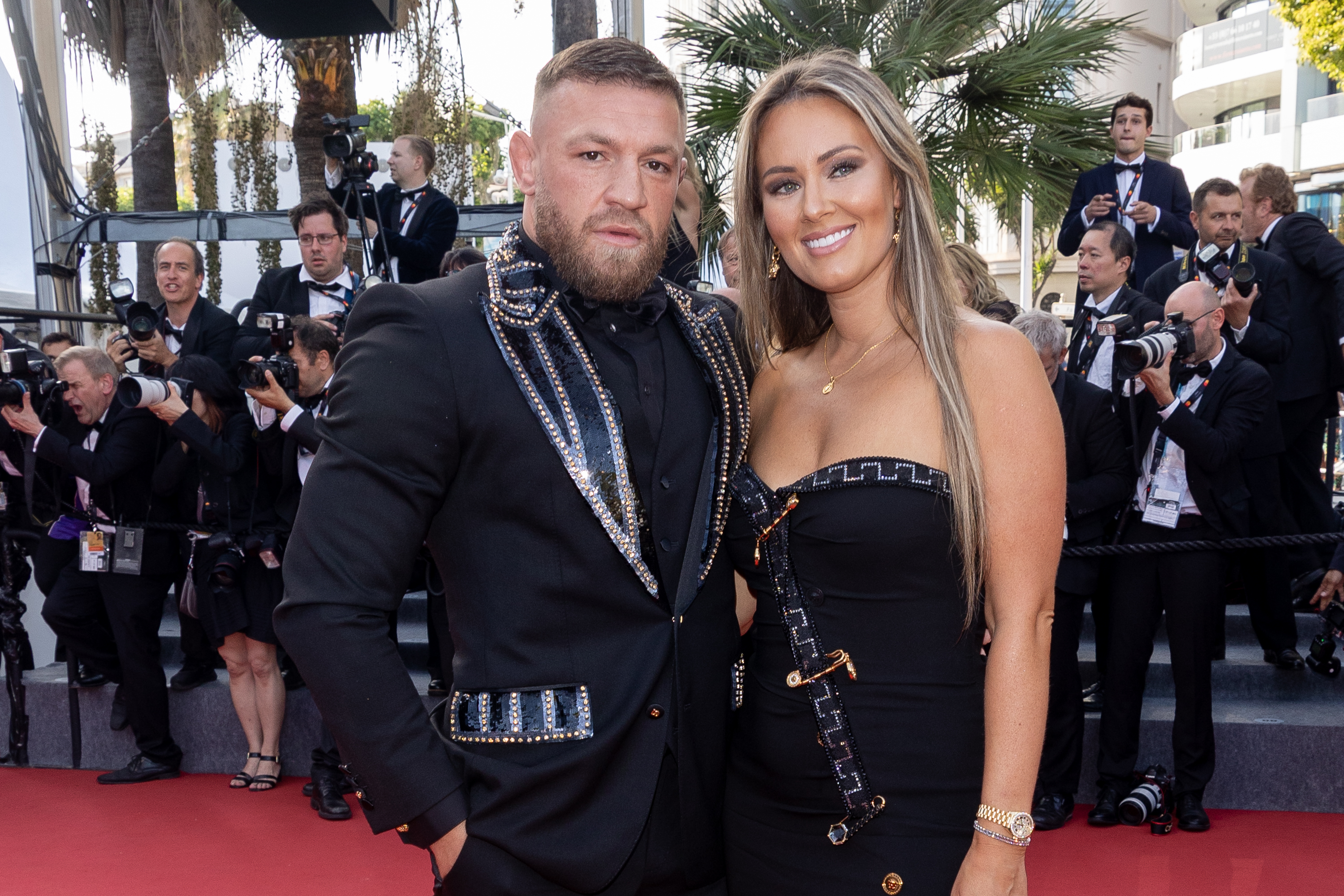 Conor McGregor and Dee Devlin attend the screening of "Elvis" during the 75th annual Cannes Film Festival at Palais des Festivals on 25 May 2022 in France. | Source: Getty Images