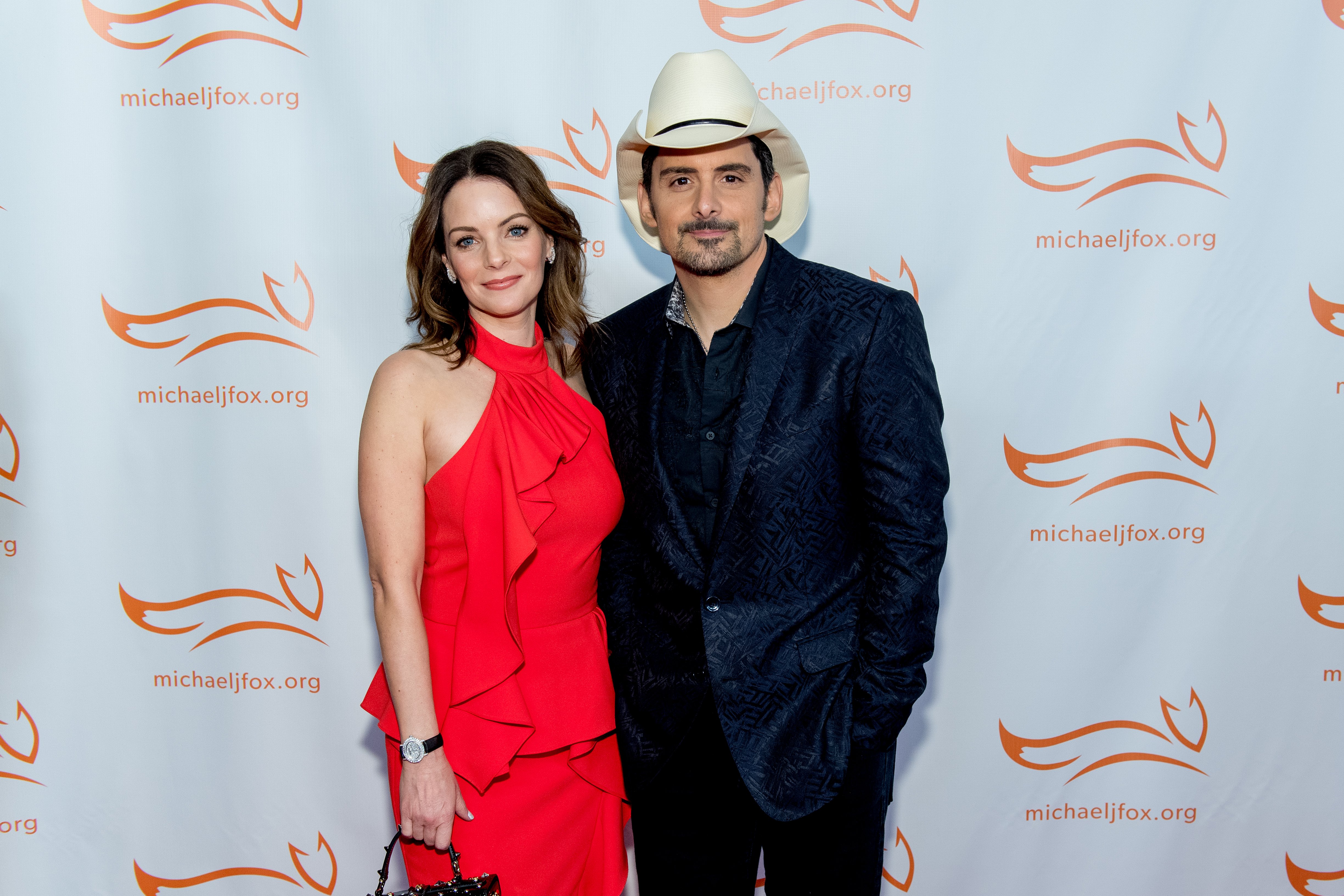 Kimberly Williams-Paisley and Brad Paisley attends the 2017 a funny thing happened on the way to cure Parkinson's benefitting The Michael J. Fox Foundation at the Hilton New York on November 11, 2017 in New York City. | Source: Getty Images
