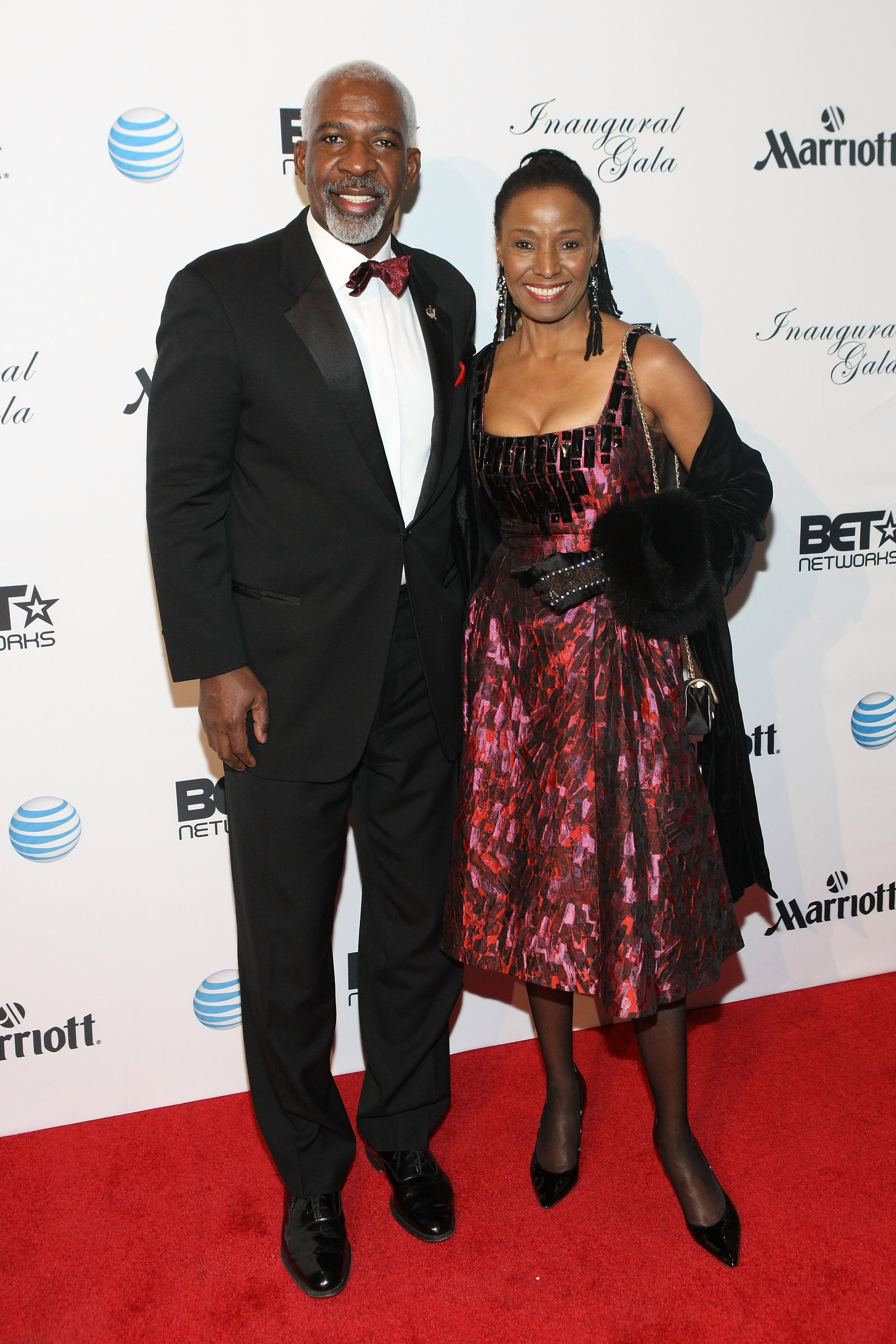 Dan Gasby and B. Smith at the Inaugural Ball hosted by BET Networks  in 2013 | Getty Images