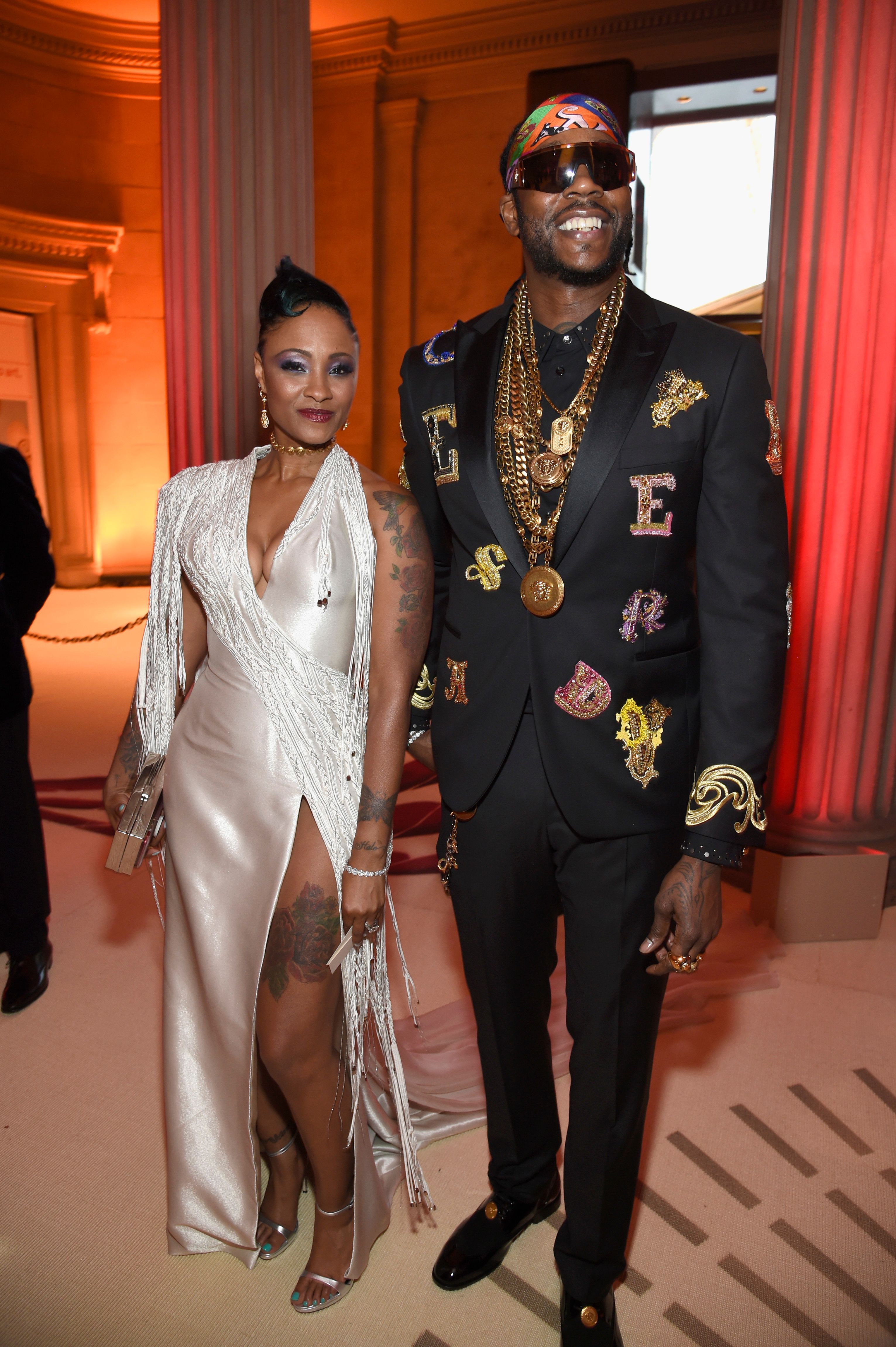 Kesha Ward and 2 Chainz at the Heavenly Bodies: Fashion & The Catholic Imagination Costume Institute Gala on May 7, 2018, in New York City. | Source: Getty Images