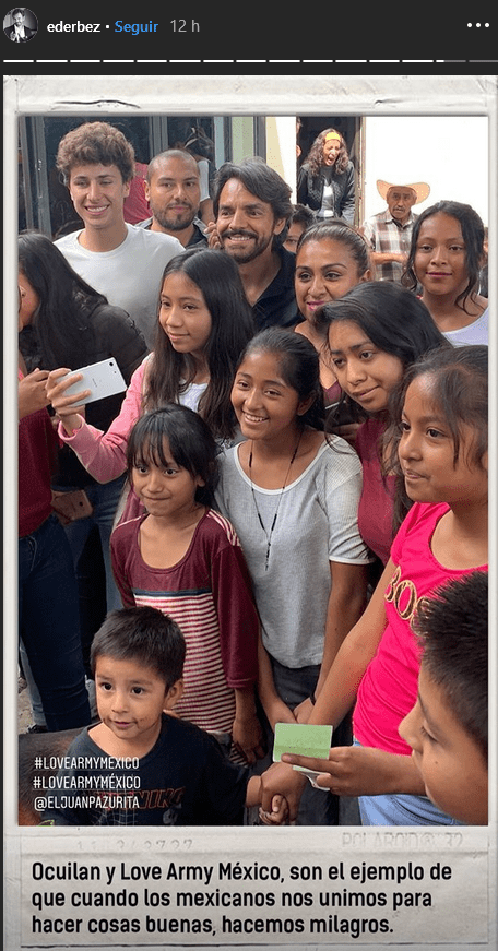 Eugenio Derbez rodeado de niños muestra qué ocurrió con las donaciones de Love Army México. | Imagen: Instagram/ederbez Eugenio Derbez rodeado de niños muestra qué ocurrió con las donaciones de Love Army México. | Imagen: Instagram/ederbez