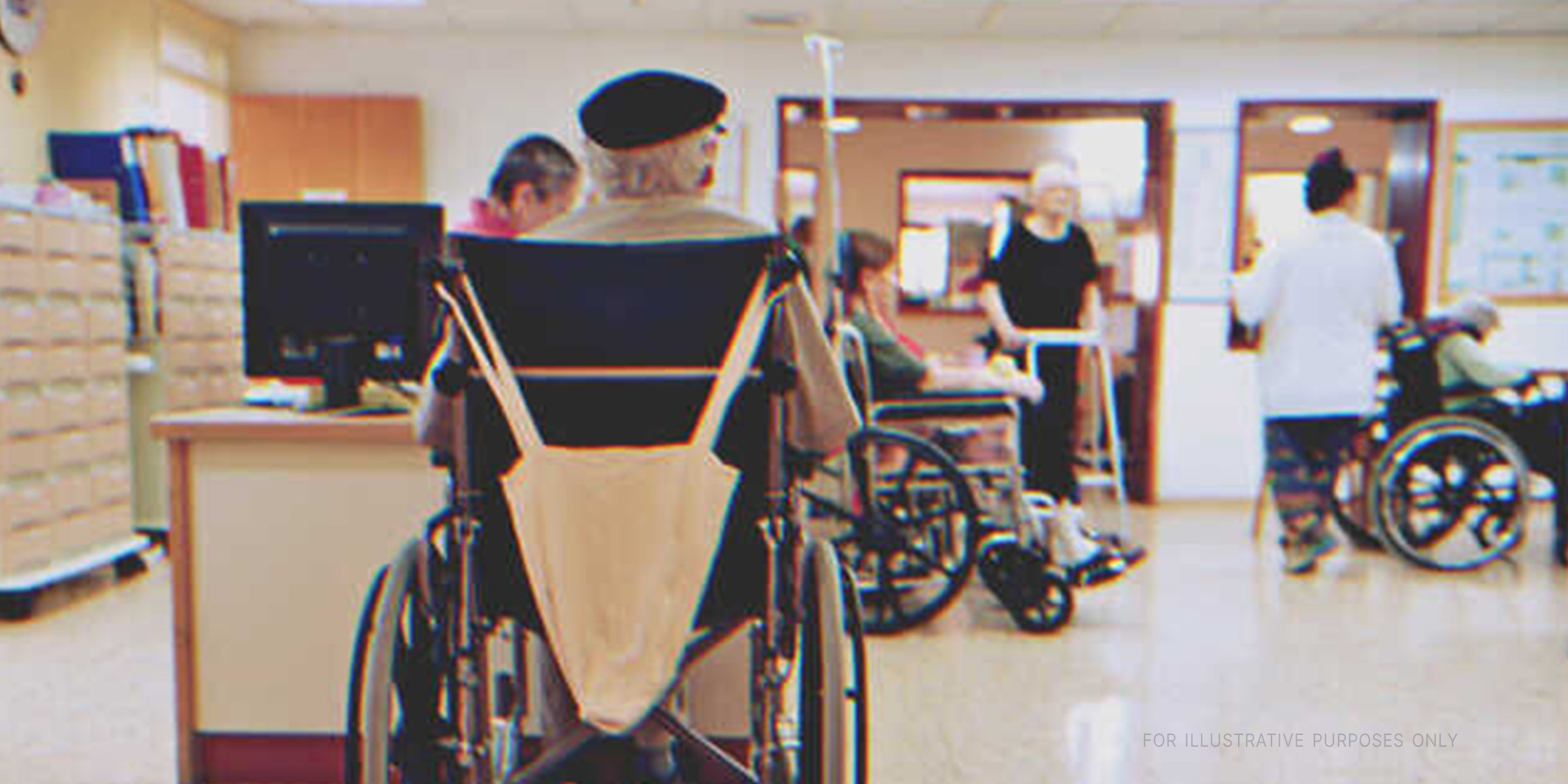 Old Man In Wheelchair. | Source: Shutterstock