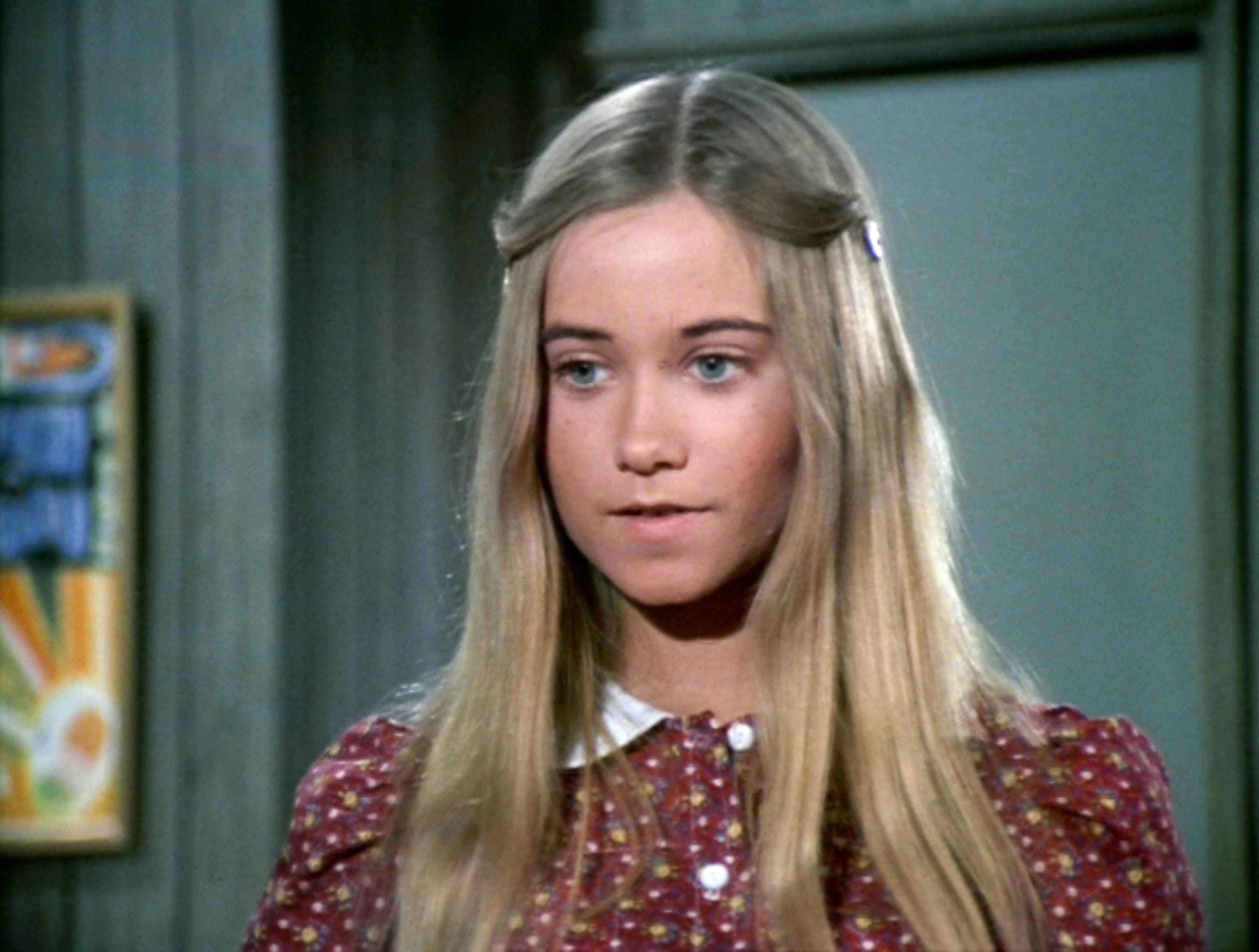 Maureen McCormick as Marcia Brady in the BRADY BUNCH episode, "The Subject Was Noses." Original air date, February 9, 1973. | Source: Getty Images
