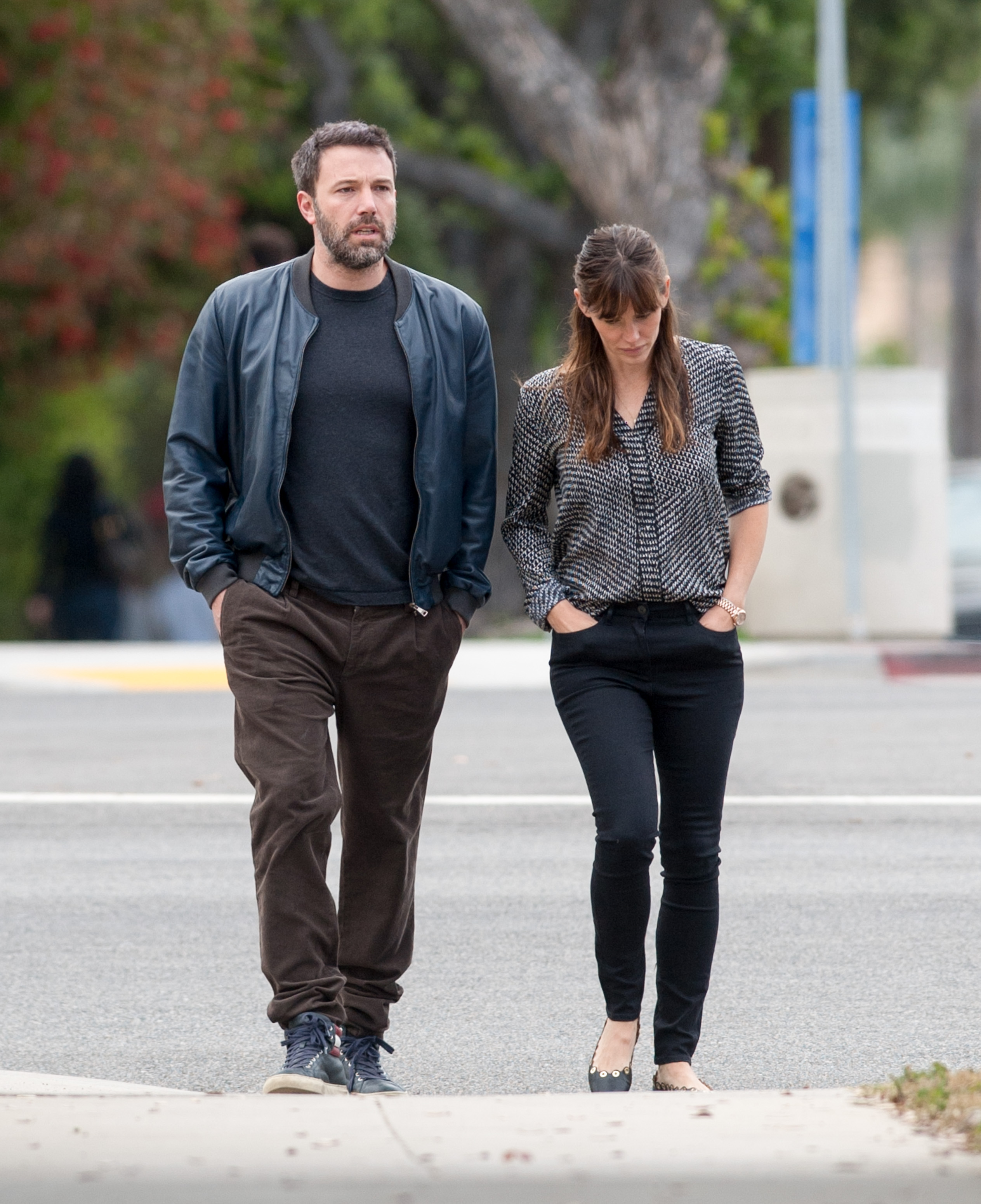 Ben Affleck and Jennifer Garner are seen in Brentwood on April 24, 2015 in Los Angeles, California | Source: Getty Images