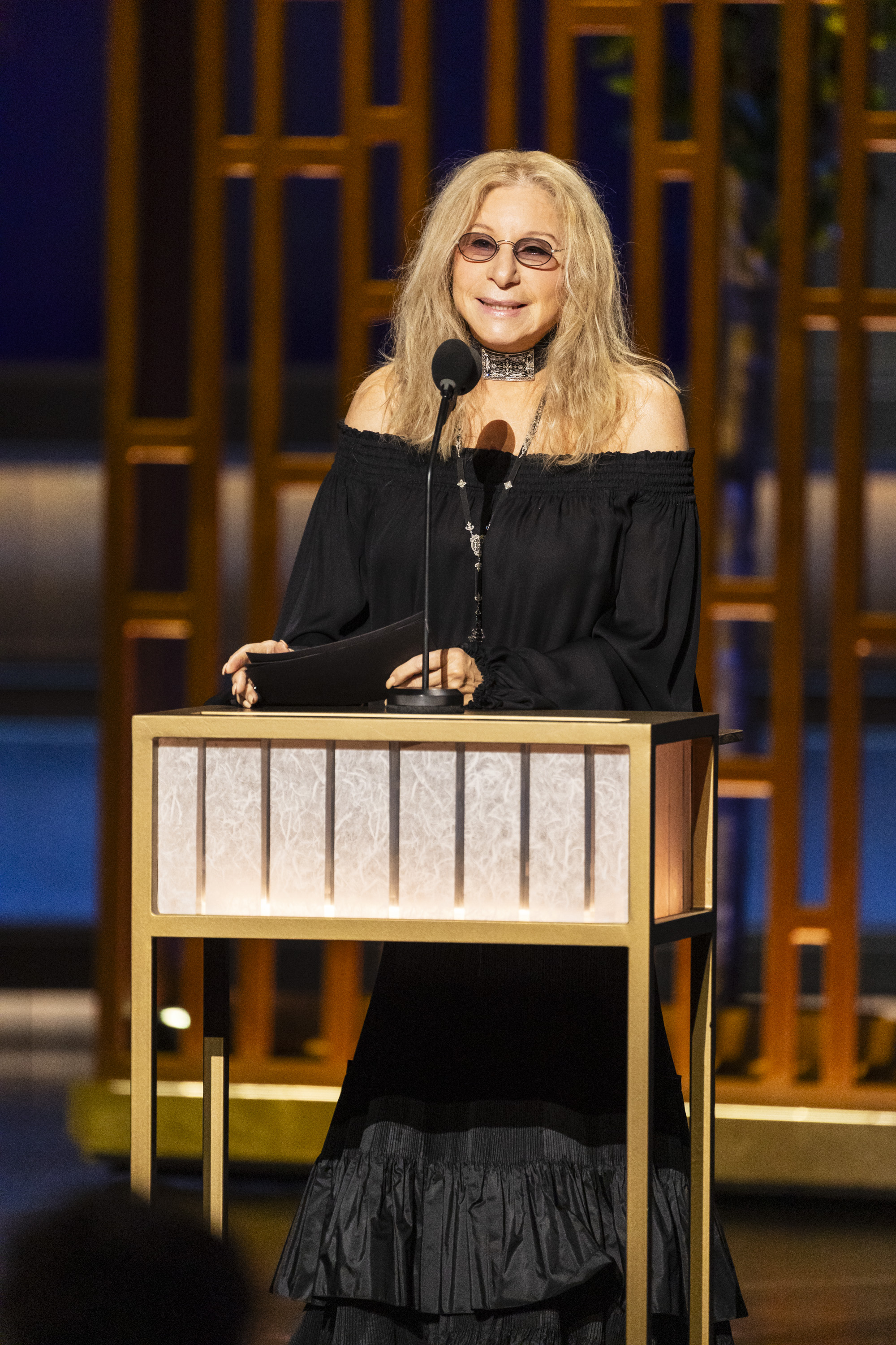 Barbra Streisand speaks onstage during the 98th Oscars at Dolby Theatre on March 15, 2026 in Hollywood, California. | Source: Getty Images
