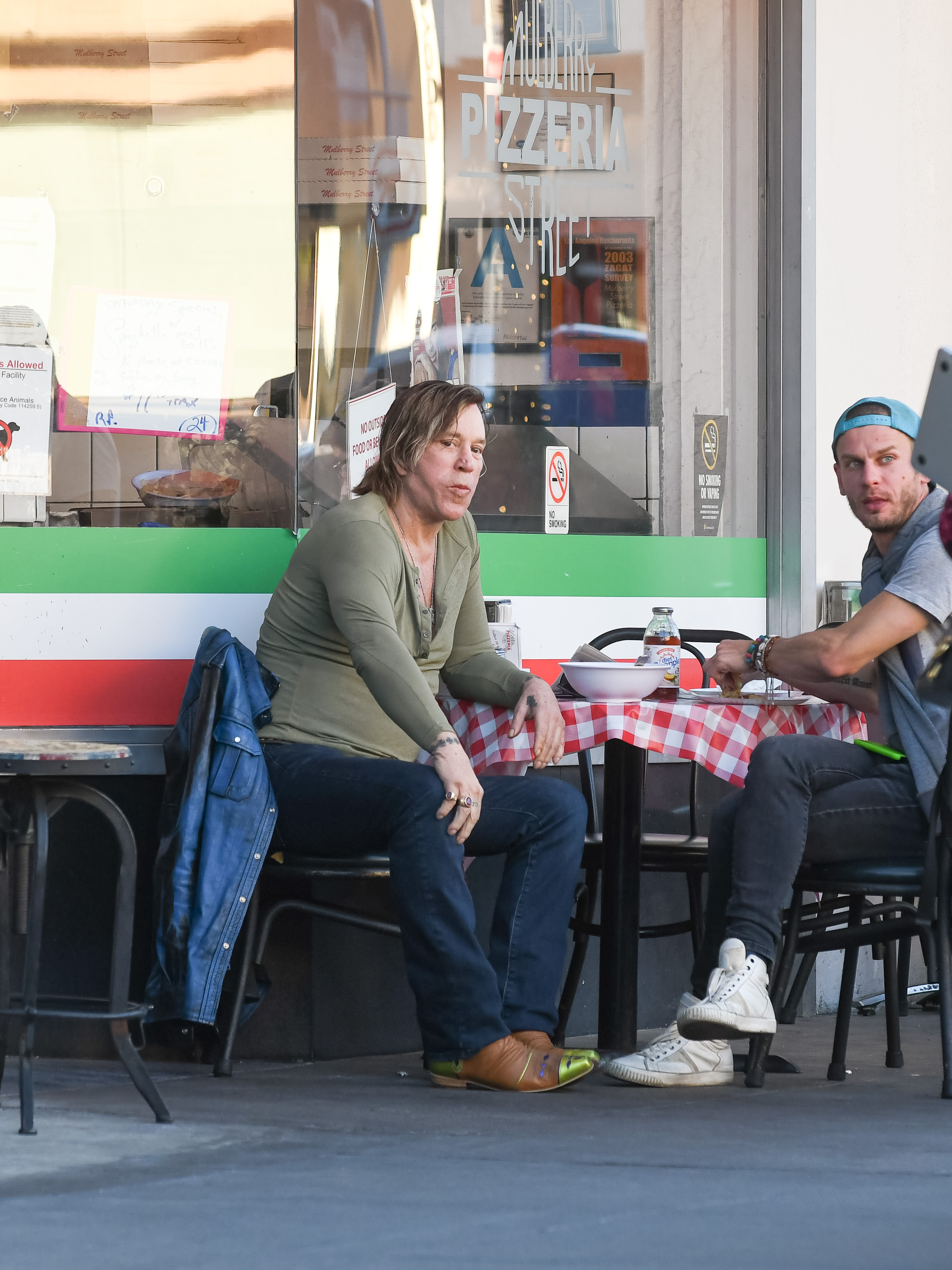 Mickey Rourke is seen on February 1, 2020, in Los Angeles, California | Source: Getty Images