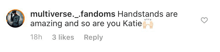 Fan's comment on Kate Cassidy's post | Photo: Instagram/ Katiecassidy