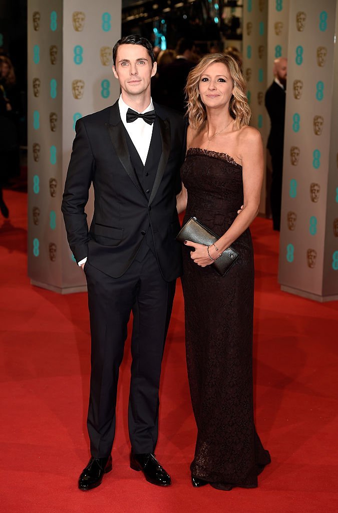 Matthew Goode and Sophie Dymoke attend the EE British Academy Film Awards at The Royal Opera House  | Getty Images