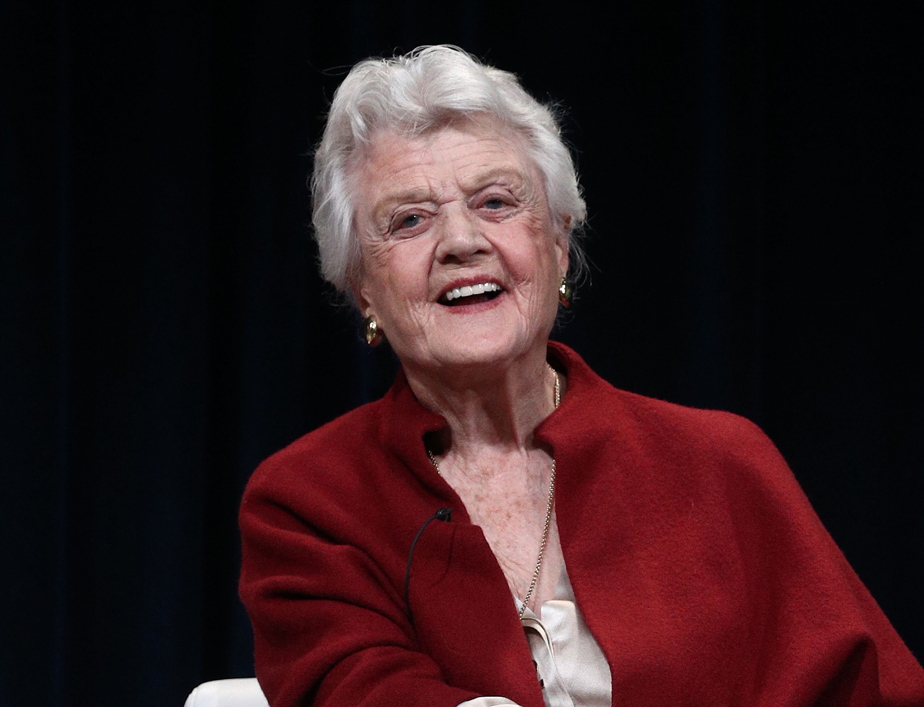 Actress Angela Lansbury speaks during the PBS segment of the 2018 Winter Television Critics Association Press Tour at The Langham Huntington, Pasadena on January 16, 2018 in Pasadena, California ┃Source: Getty Images