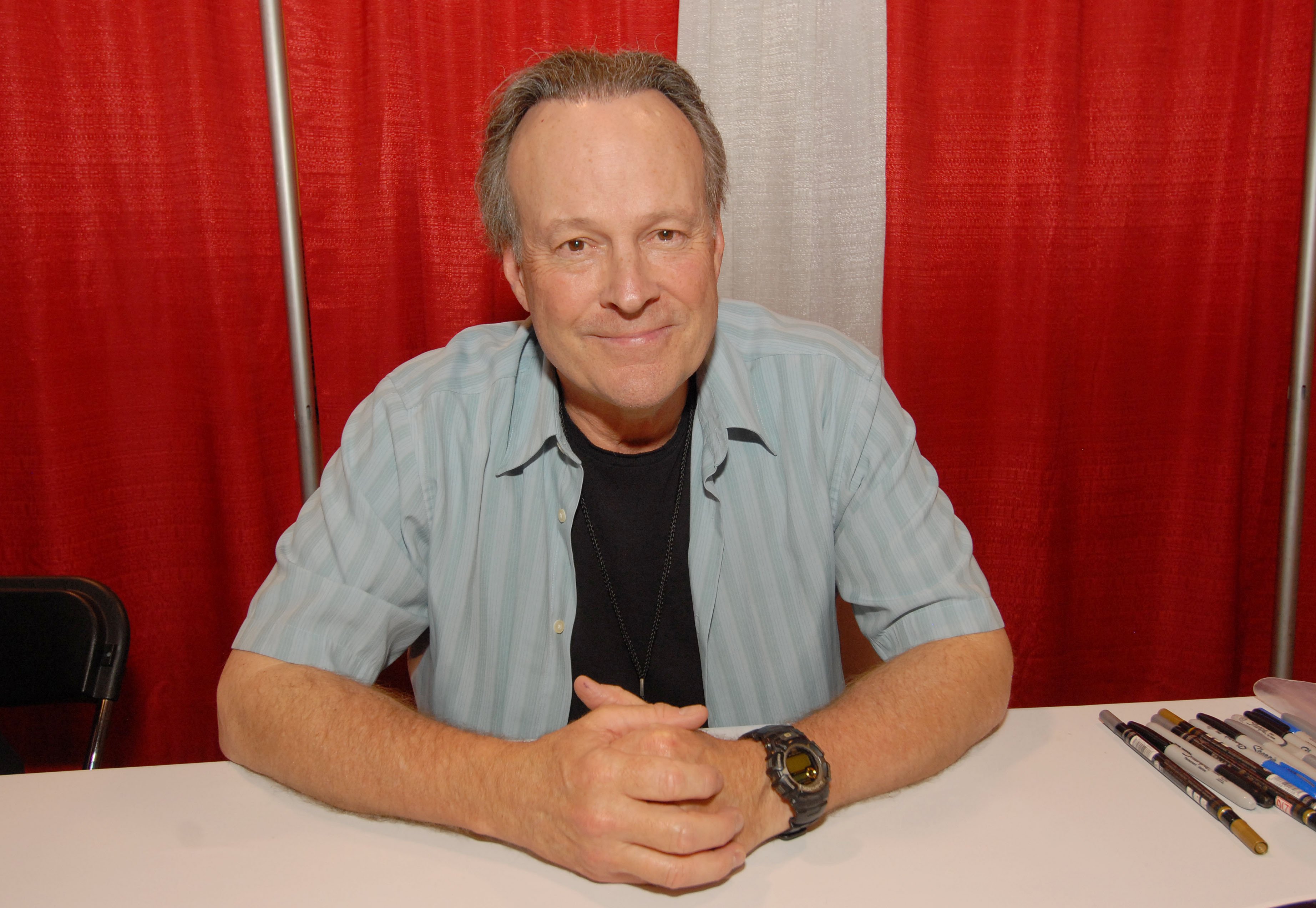 Dwight Schultz attends the first day of Motor City Comic Con 2012 on May 18, 2012 in Novi, Michigan. | Photo: Getty Images