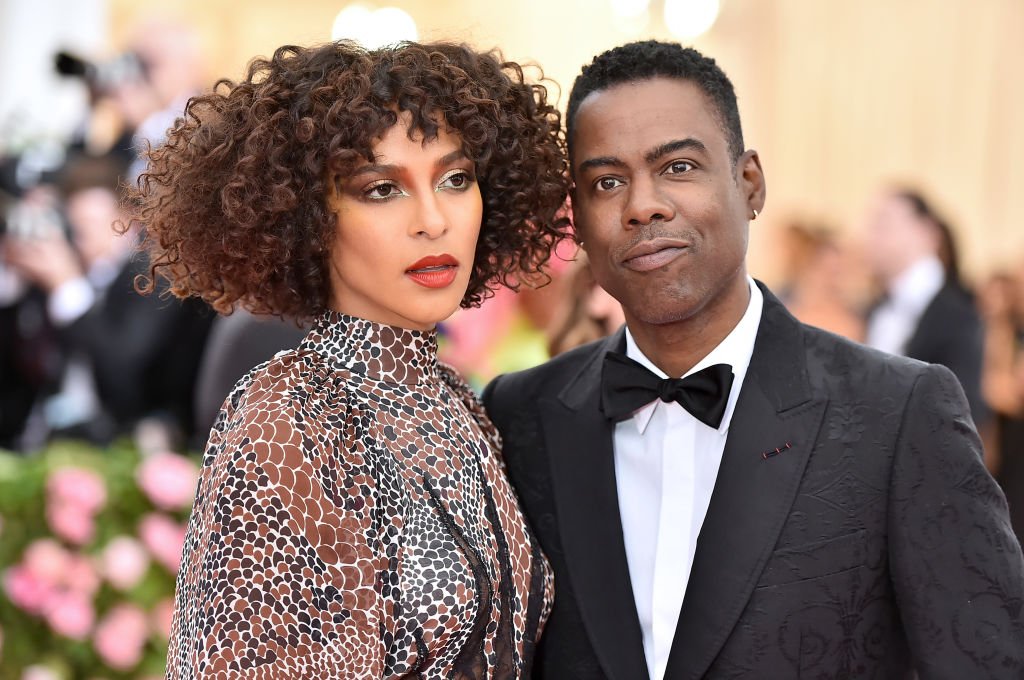 Megalyn Echikunwoke and Chris Rock during The 2019 Met Gala Celebrating Camp: Notes on Fashion at Metropolitan Museum of Art on May 06, 2019 in New York City. | Source: Getty Images
