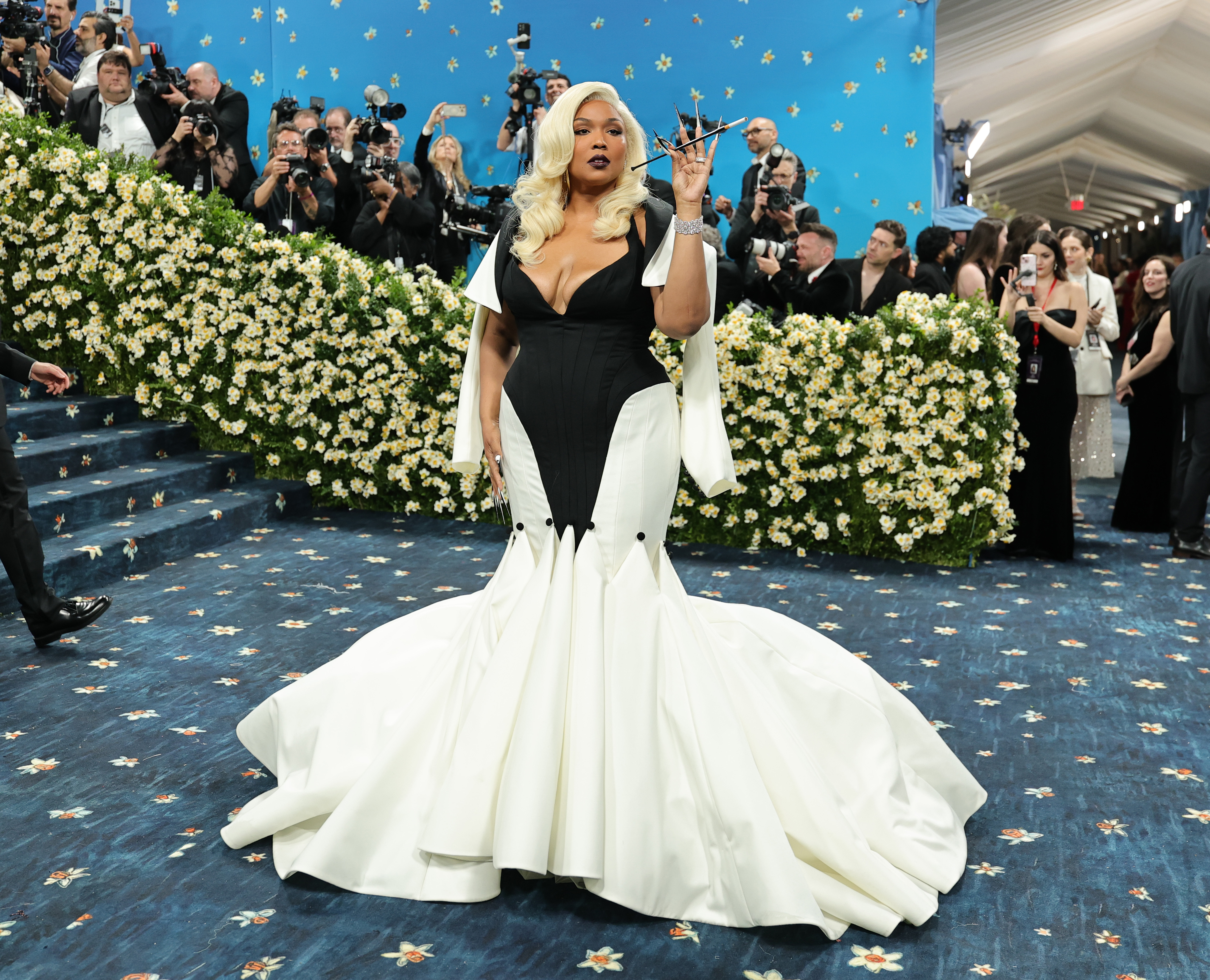 Lizzo at the 2025 Met Gala on May 5 in New York. | Source: Getty Images