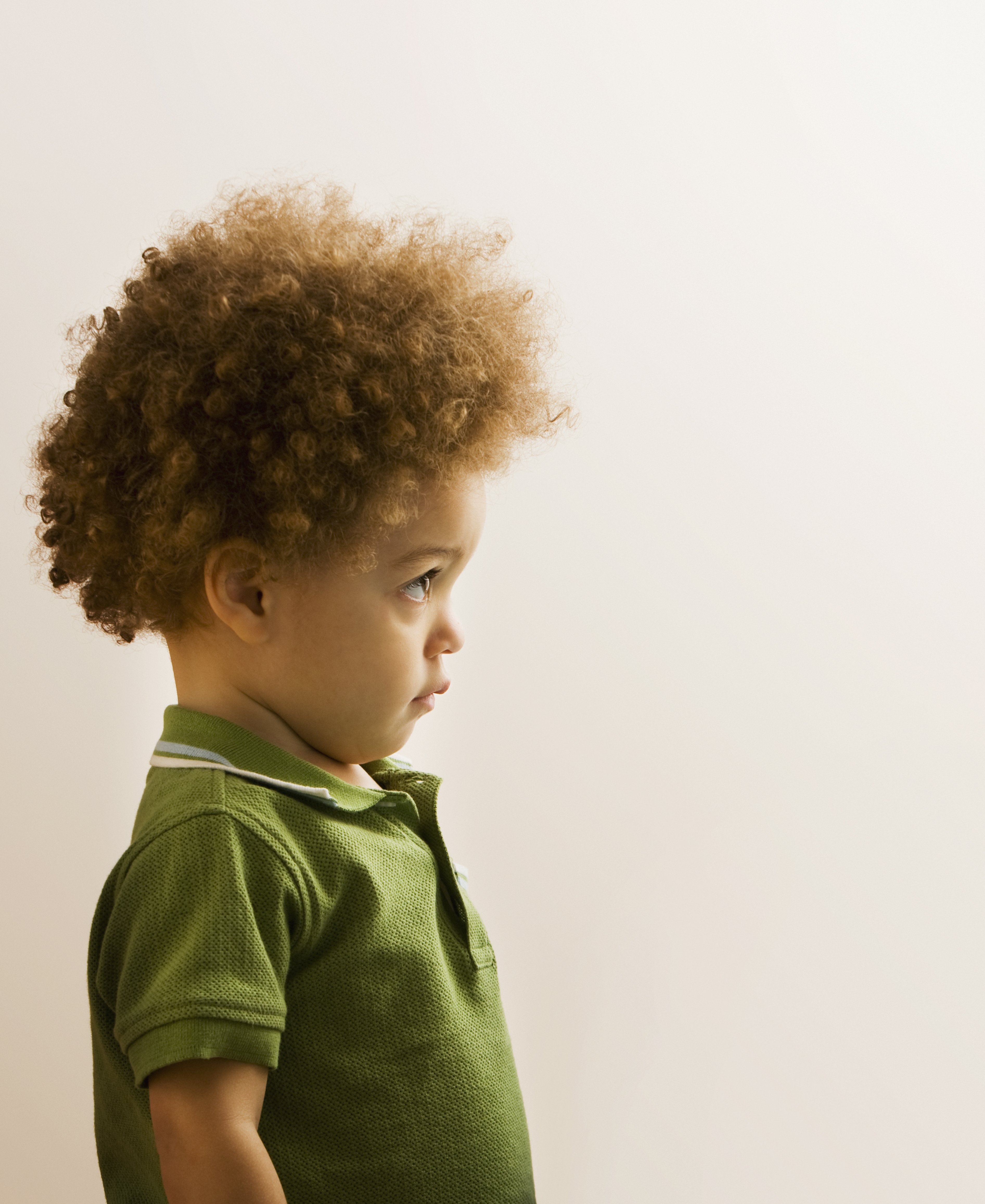 Little boy with a serious look on his face | Photo: Getty Images