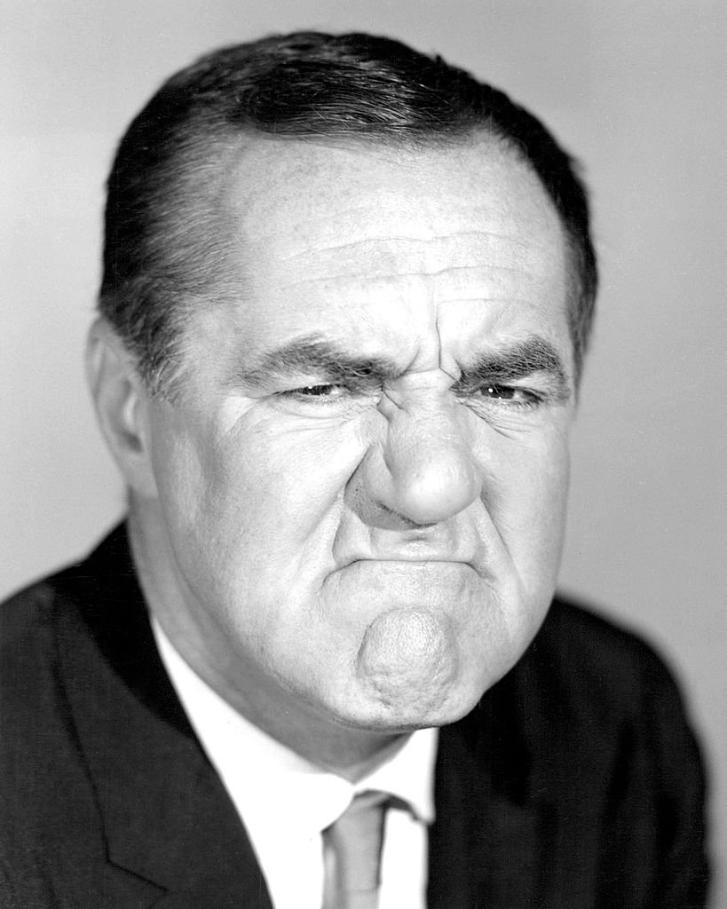 American actor Jim Backus (1913 - 1989) grimacing, circa 1965 | Photo: Getty Images