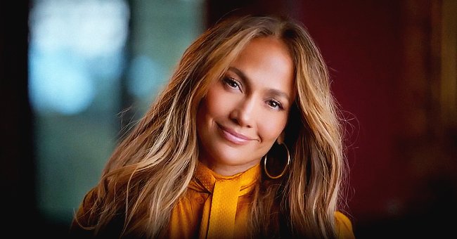 Jennifer Lopez Looks Ready for Business Posing in an All-Gray Ensemble by Alberta Ferretti
