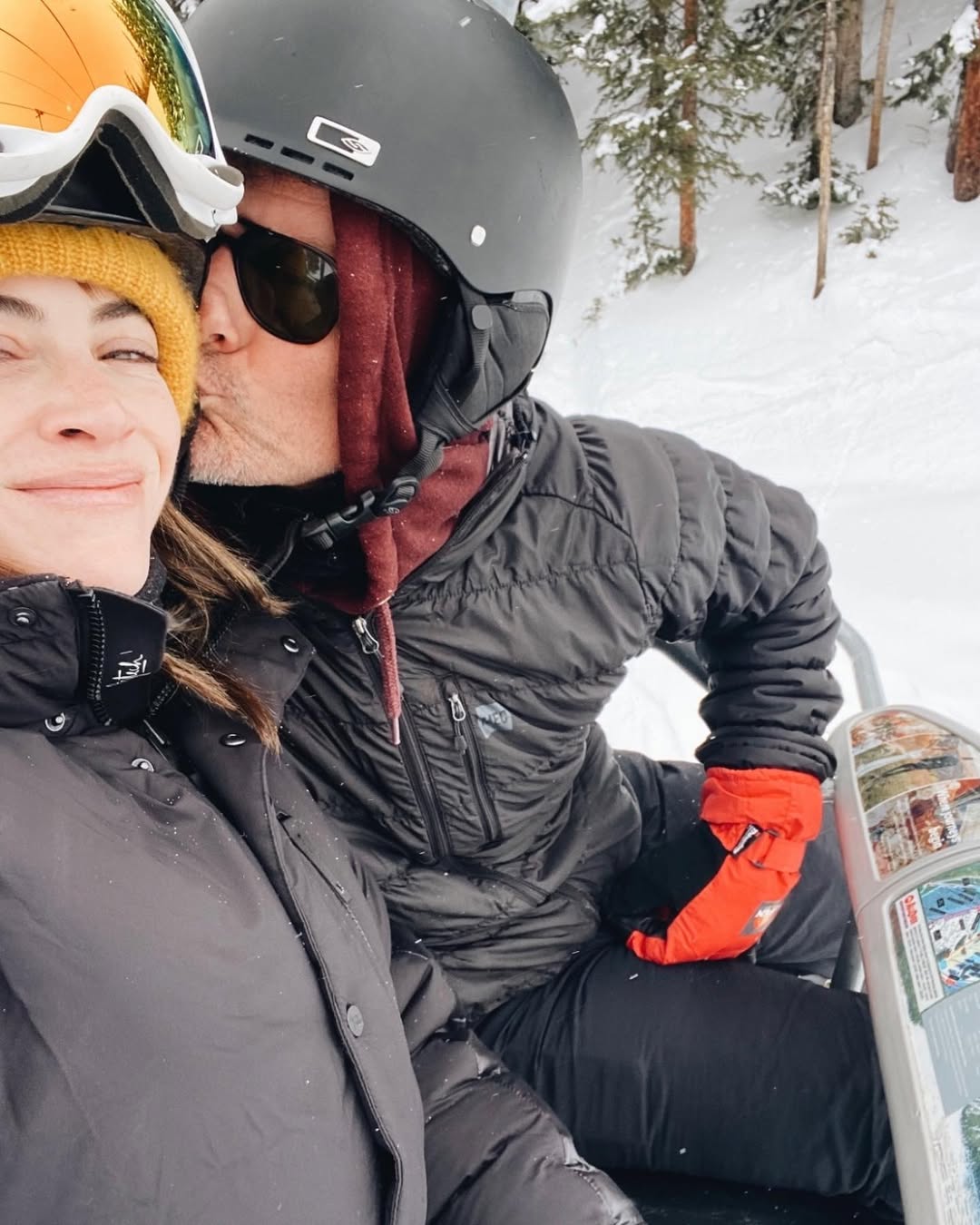 Emily Wickersham and James Badge Dale from a post dated February 14, 2023. | Source: Instagram/emilywickersham