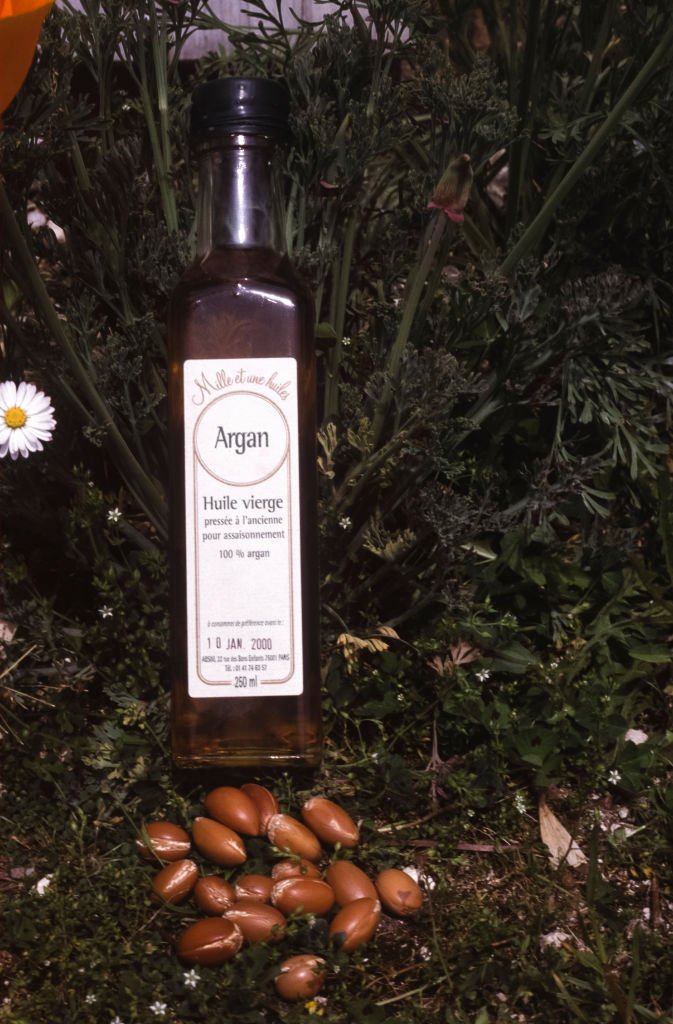 Une bouteille d'huile d'argan. | Sources: Getty images