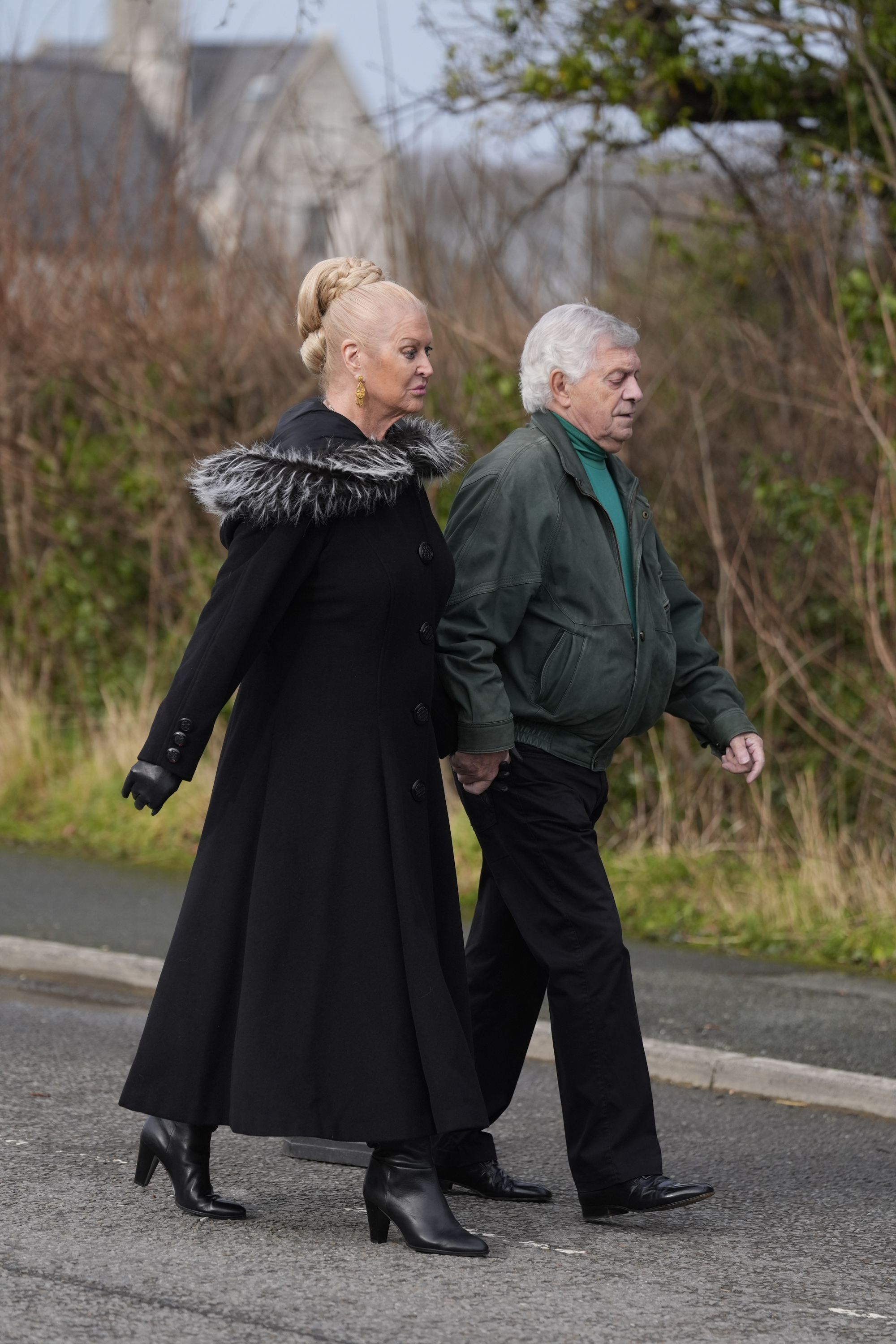 Kim Woodburn attends The Vivienne's funeral on January 27, 2025 | Source: Getty Images