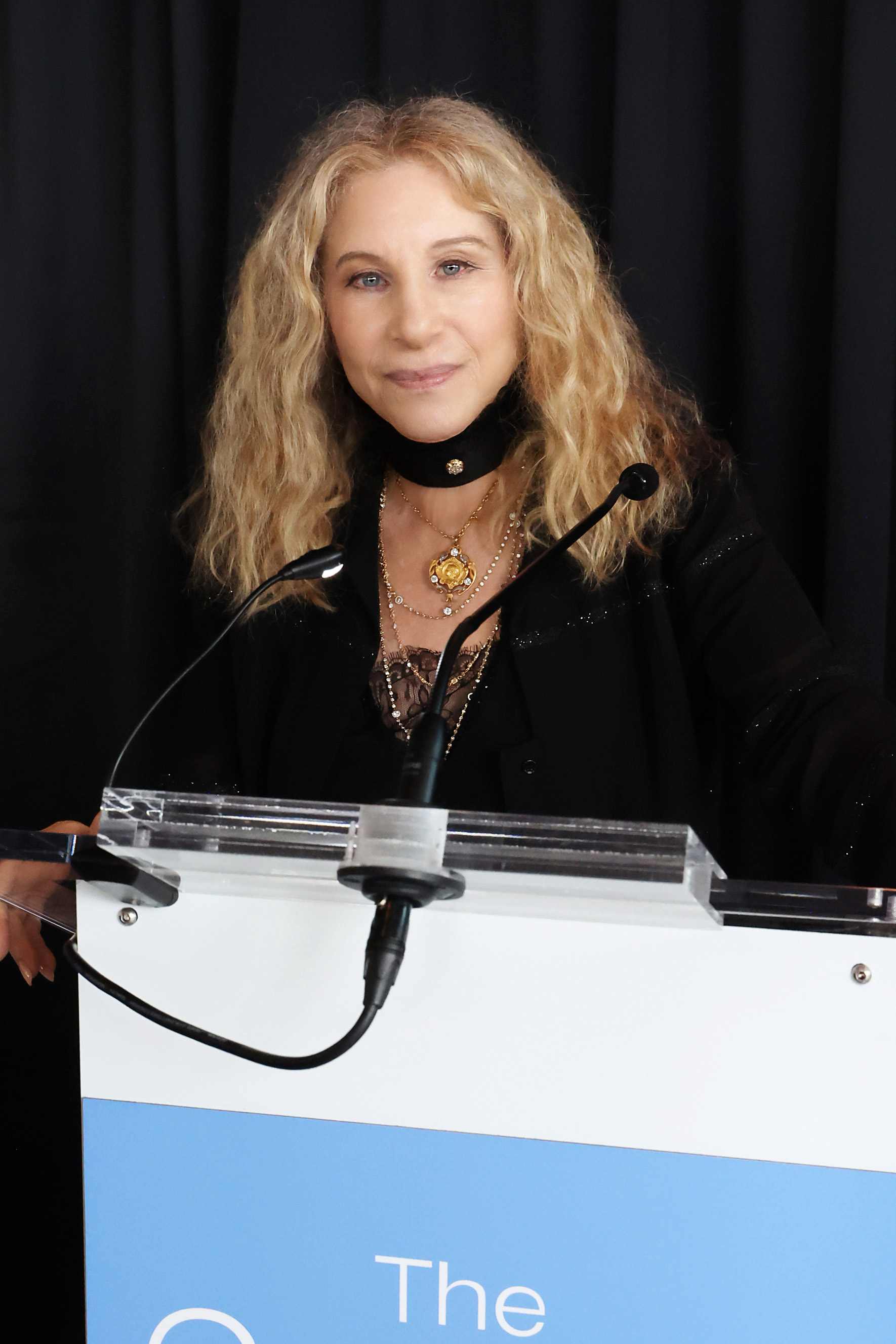 Barbra Streisand speaks during the Genesis Prize Award Dinner in Honor of 10th Anniversary Laureate Barbra Streisand on June 6, 2024 in Malibu, California. | Source: Getty Images