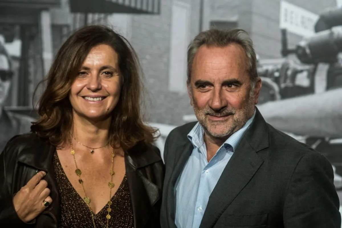 Pascale Pouzadoux et Antoine Dulery, le 12 octobre 2019. | Photo : Getty Images