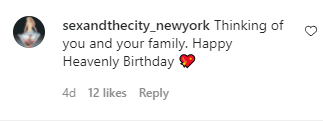 A fan's comment on John Travolta's tribute to his wife on her birthday. | Photo: Instagram/Johntravolta