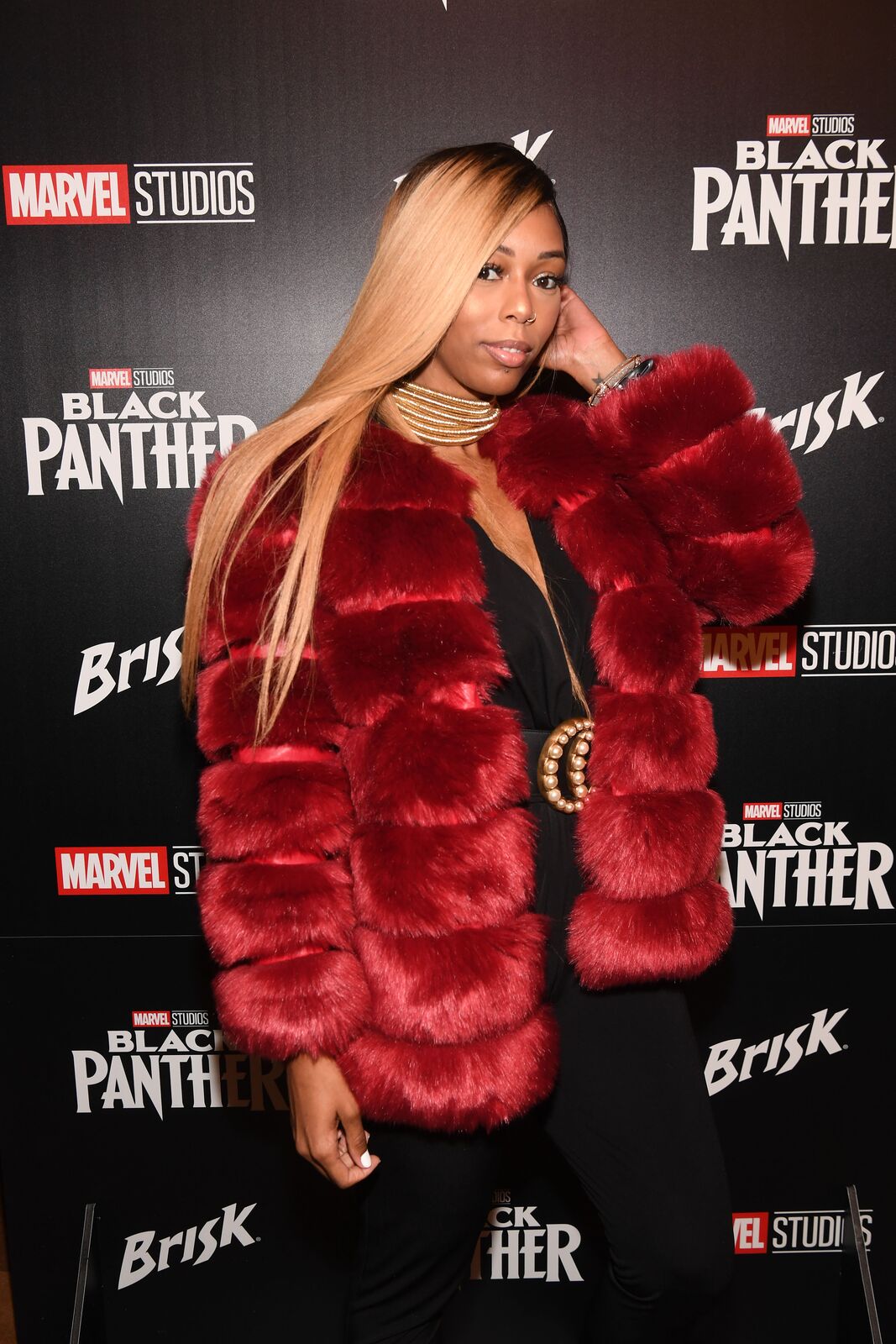 TV personality Adiz 'Bambi' Benson attends "Black Panther" Advanced Screening & Panel Discussion presented by Brisk at SCADshow on February 14, 2018 | Photo: Getty Images