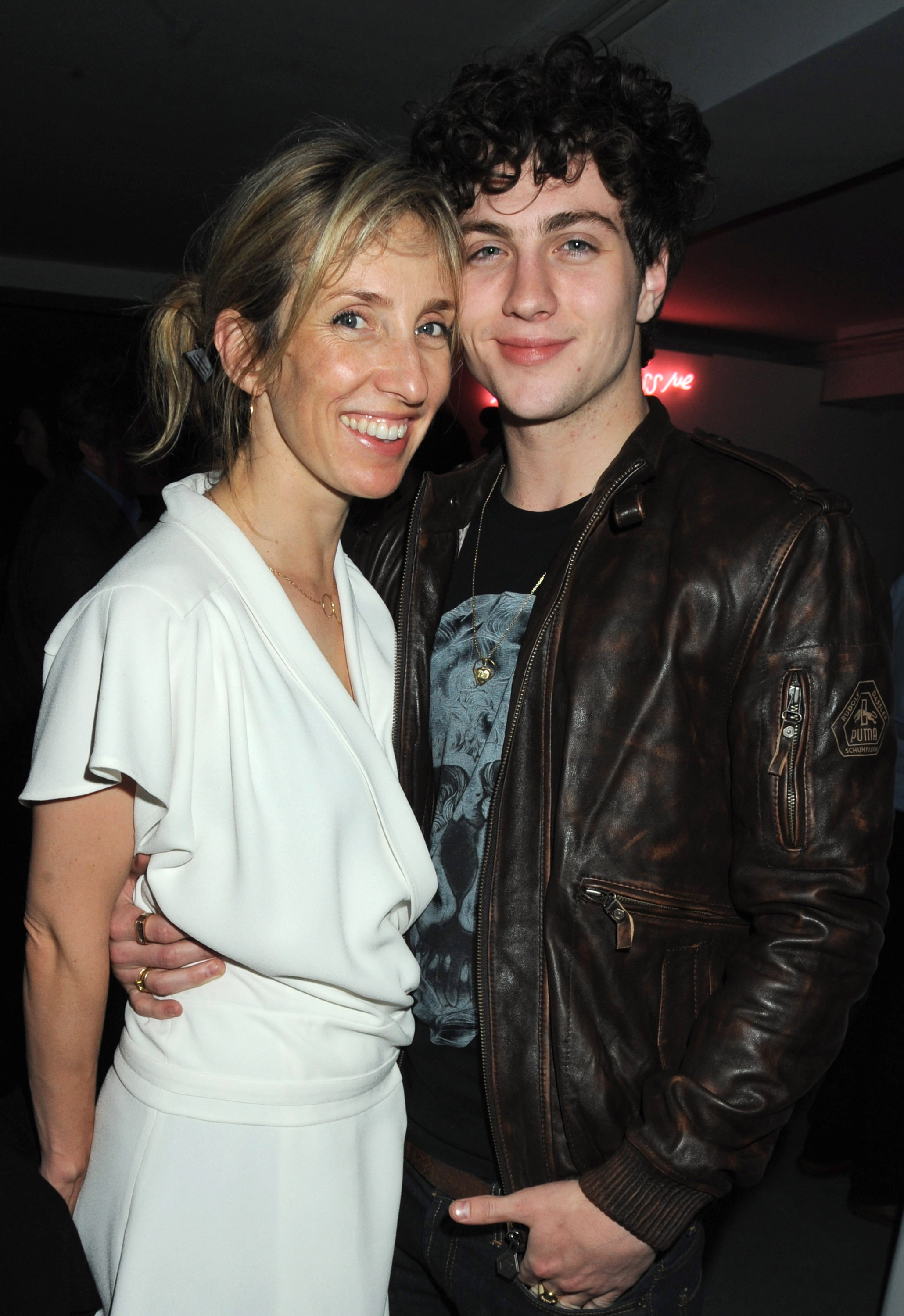 Sam Taylor- Johnson and Aaron in London in 2008 | Source: Getty Images