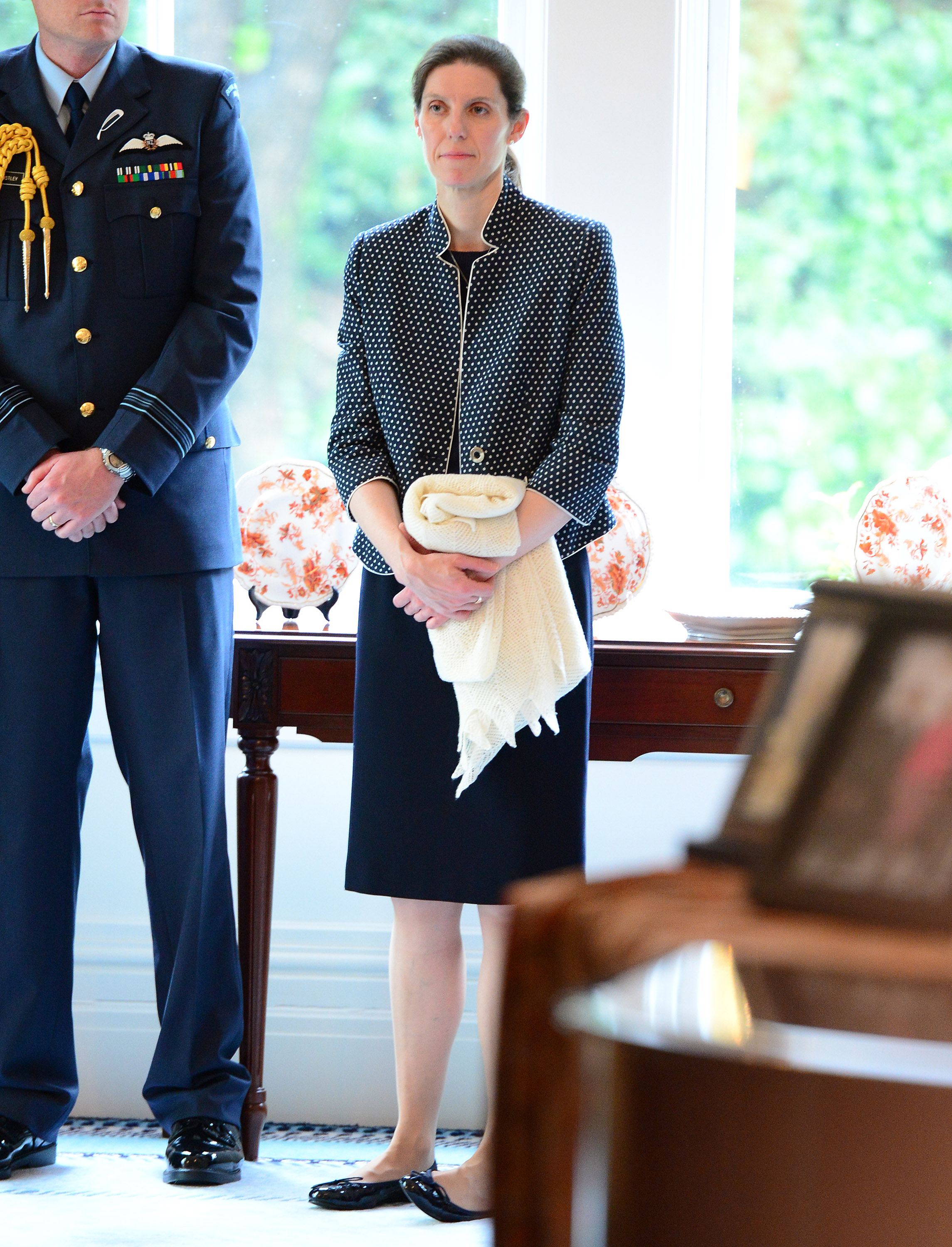 Maria Borrallo at the Plunkett's Parent's Group at Government House on April 9, 2014 in Wellington, New Zealand | Source: Getty Images