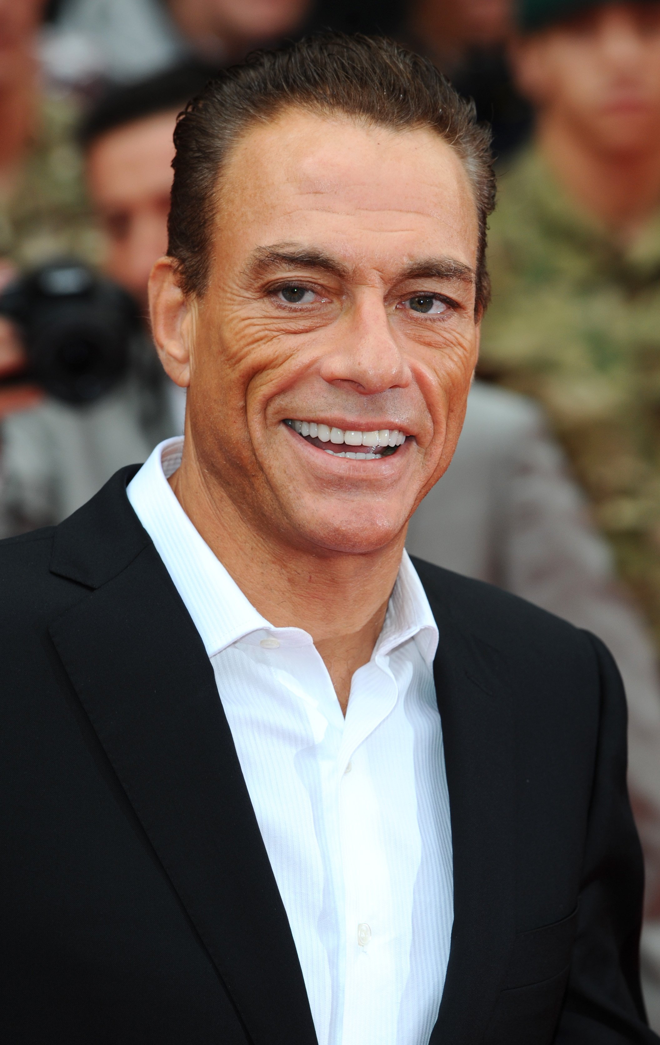 Jean-Claude Van Damme attends The Expendables 2 Premiere on August 13, 2012, at the Empire Cinema, Leicester Square in London. | Source: Getty Images.