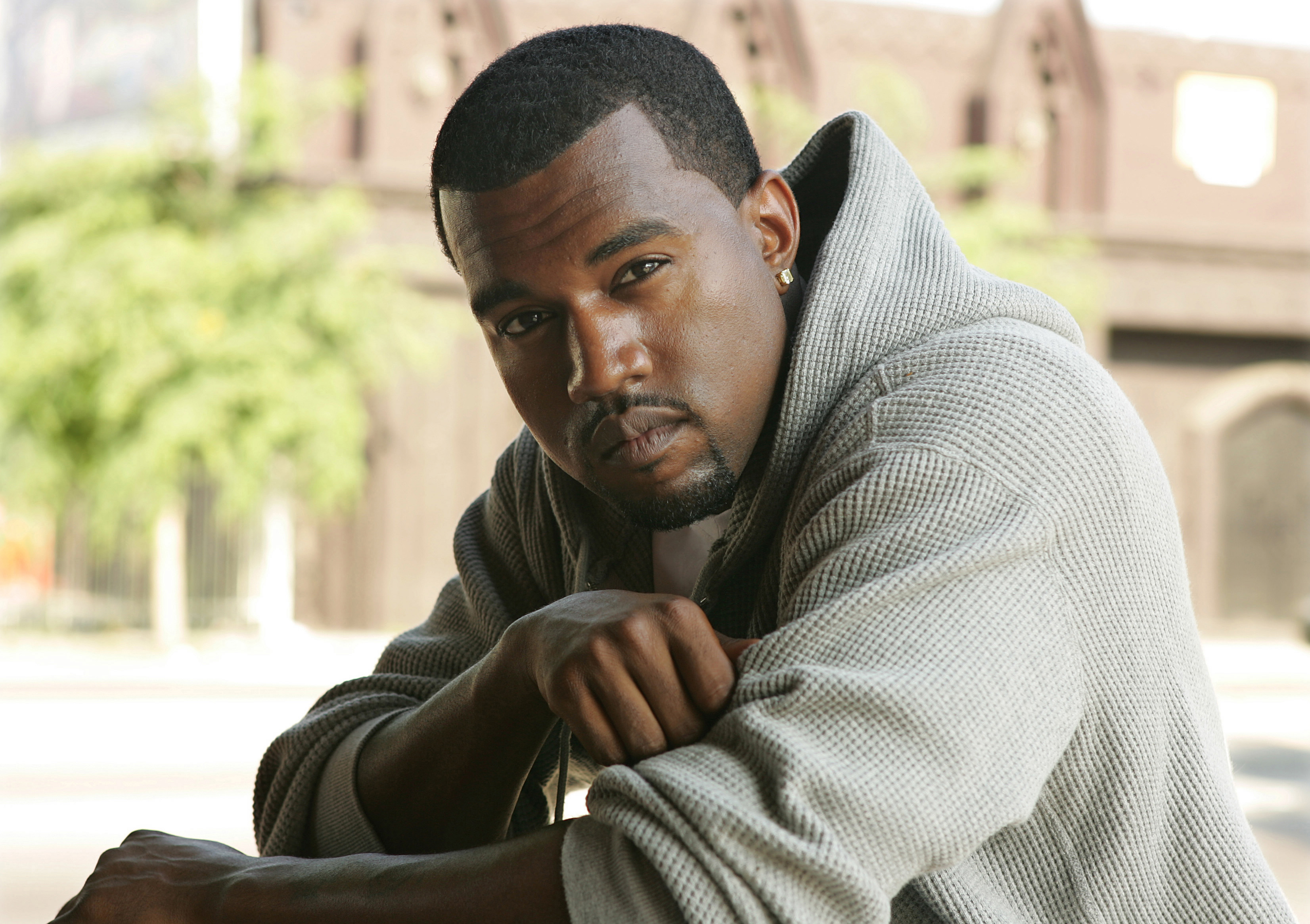 Kanye West at an undisclosed location on July 29, 2005, in Los Angeles, California. | Source: Getty Images