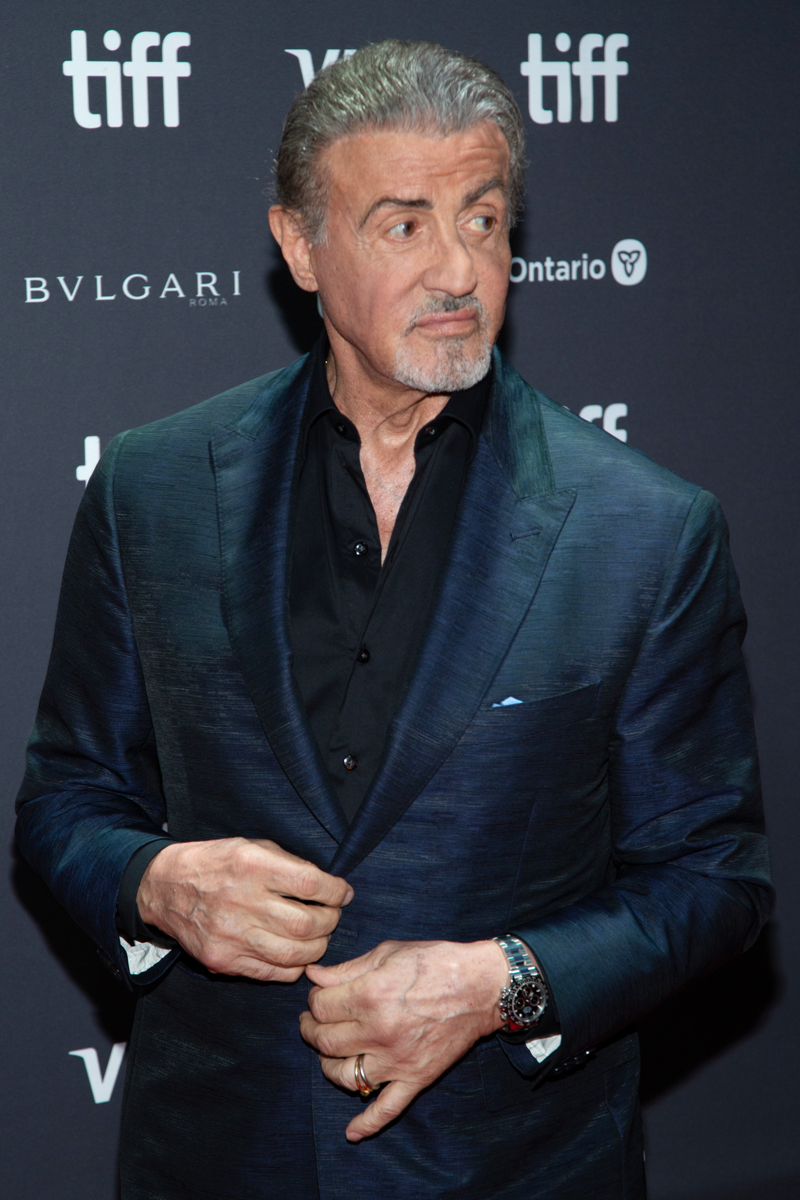 Sylvester Stallone at the Toronto International Film Festival in Toronto, Ontario on September 16, 2023. | Source: Getty Images