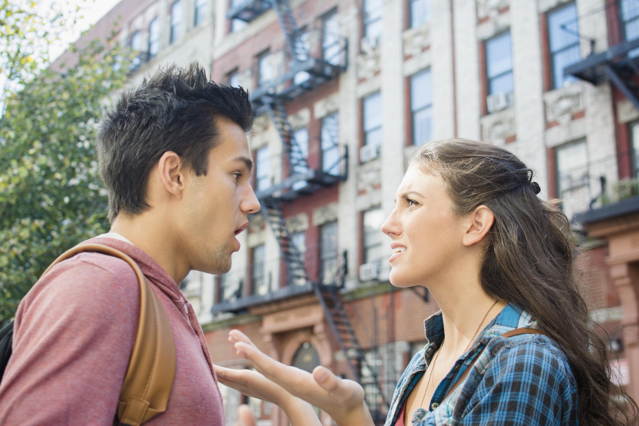 My sister and I having an argument over the will. | Photo: Getty Images