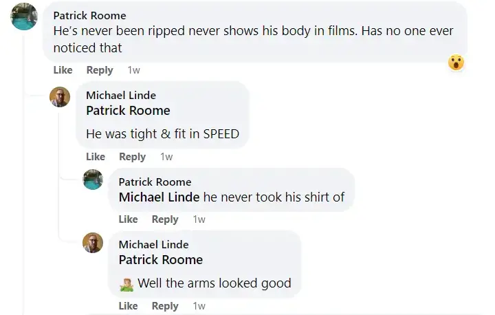 Social media users' comments on Daily Mail's post about Keanu Reeves | Source: Facebook/DailyMail