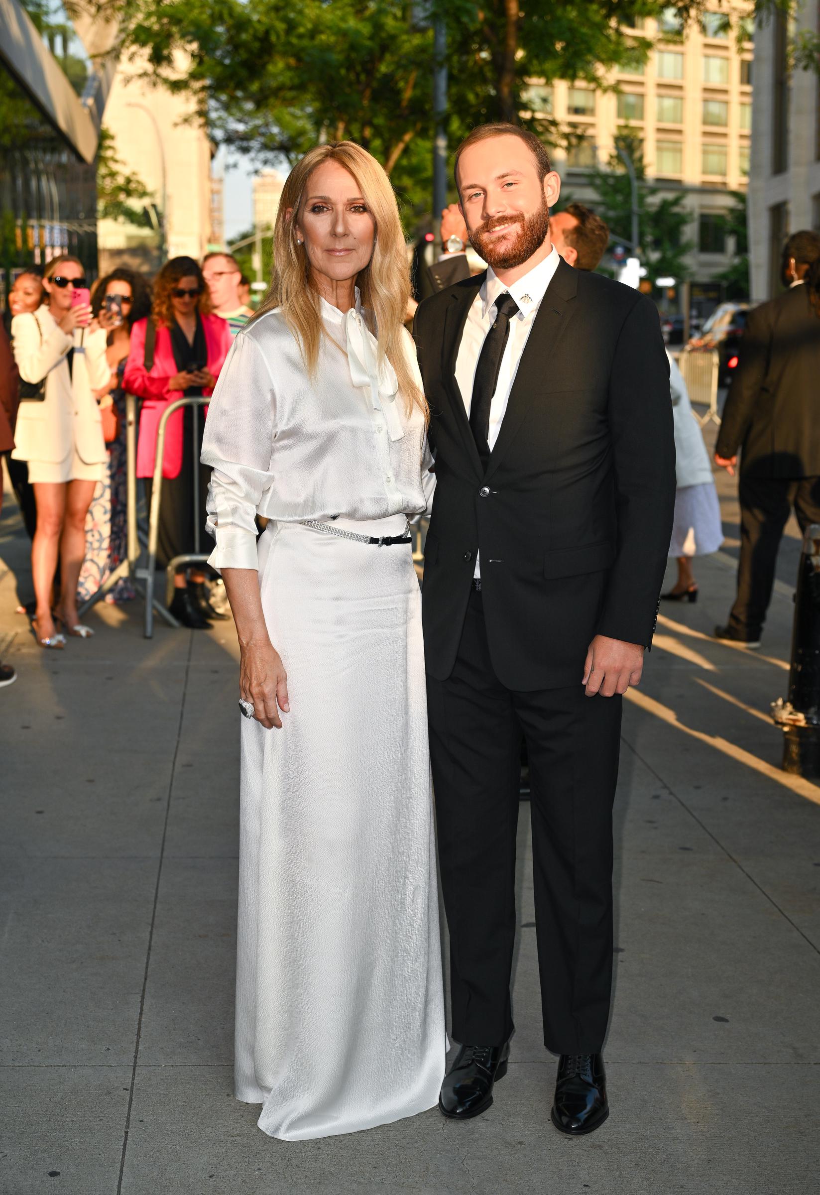 Rene-Charles Angelil and Céline Dion at the "I Am: Celine Dion" NY special event screening on June 17, 2024 in New York City. | Source: Getty Images