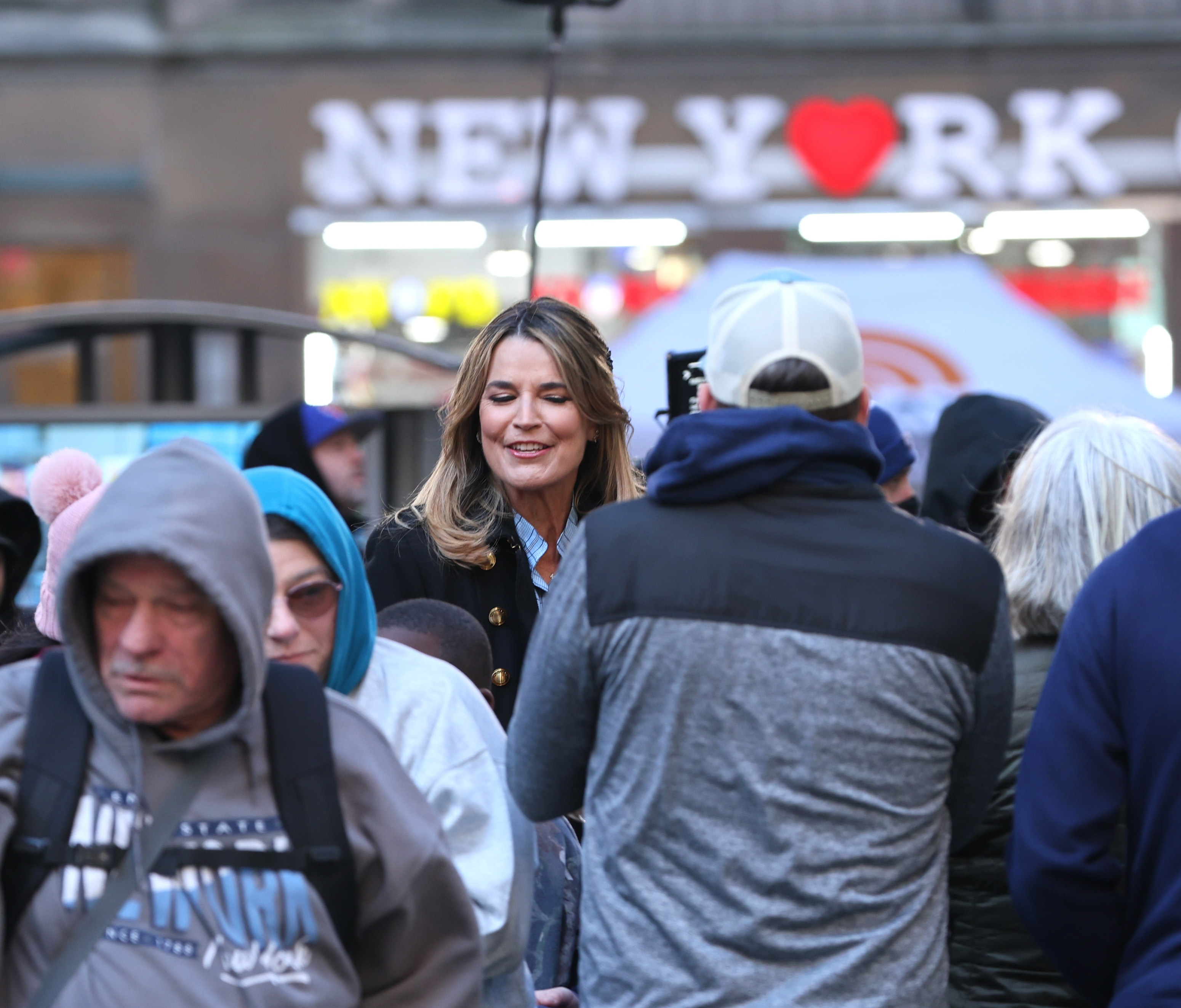 Savannah Guthrie is seen at the "Today" show in New York City on April 8, 2026 | Source: Getty Images