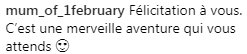 Commentaire sous la publication de Nabilla / Source : Instagram/Nabilla