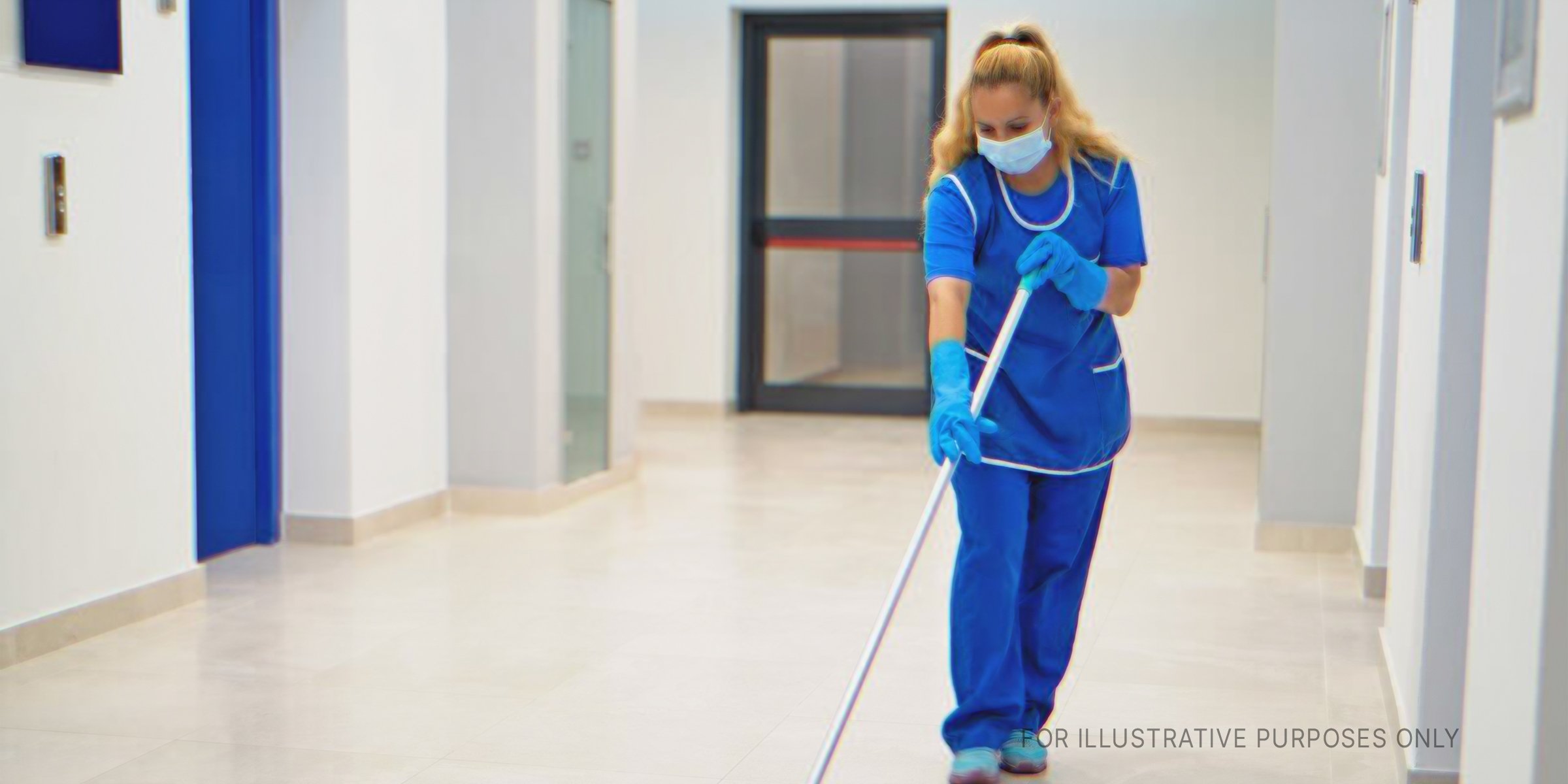 Cleaning lady. | Source: Shutterstock