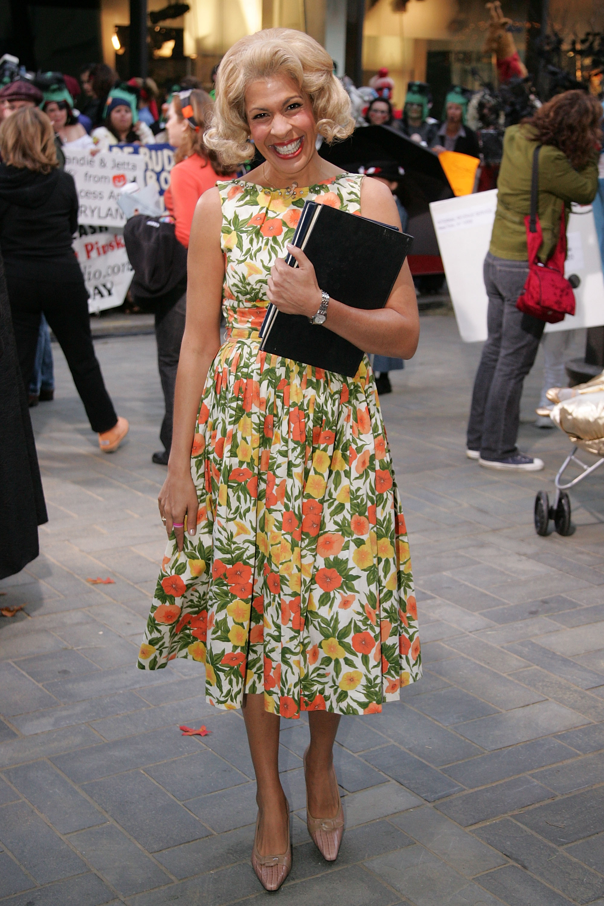 Hoda Kotb dresses in costume to celebrate the NBC "Today" Show Halloween Monster Bash in Rockefeller Center in New York City, on October 31, 2007 | Source: Getty Images