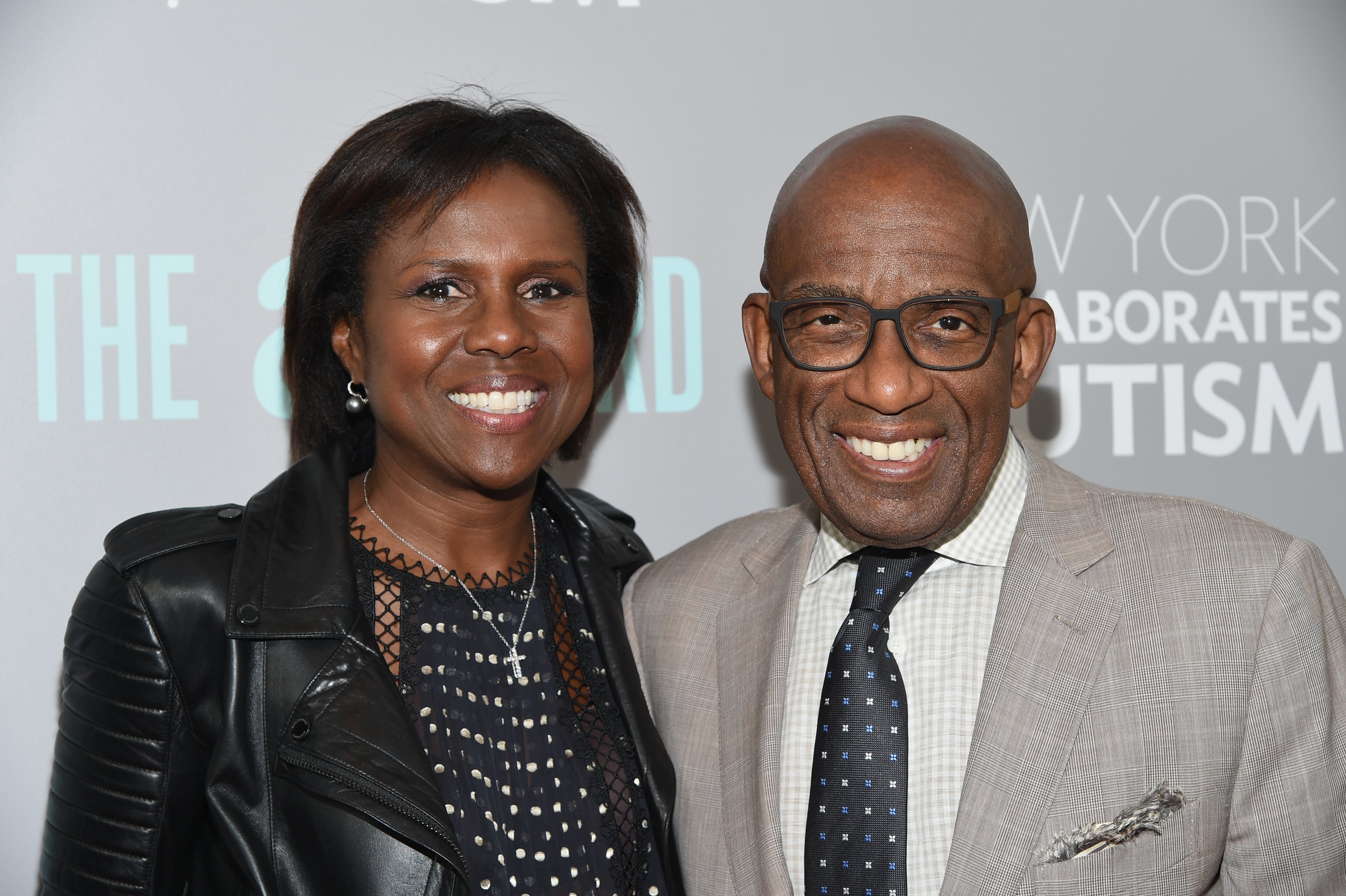 Al Roker (R) and wife Deborah Roberts attend the "The A Word" New York screening at Museum Of Arts And Design on June 28, 2016, in New York City. | Source: Getty Images.